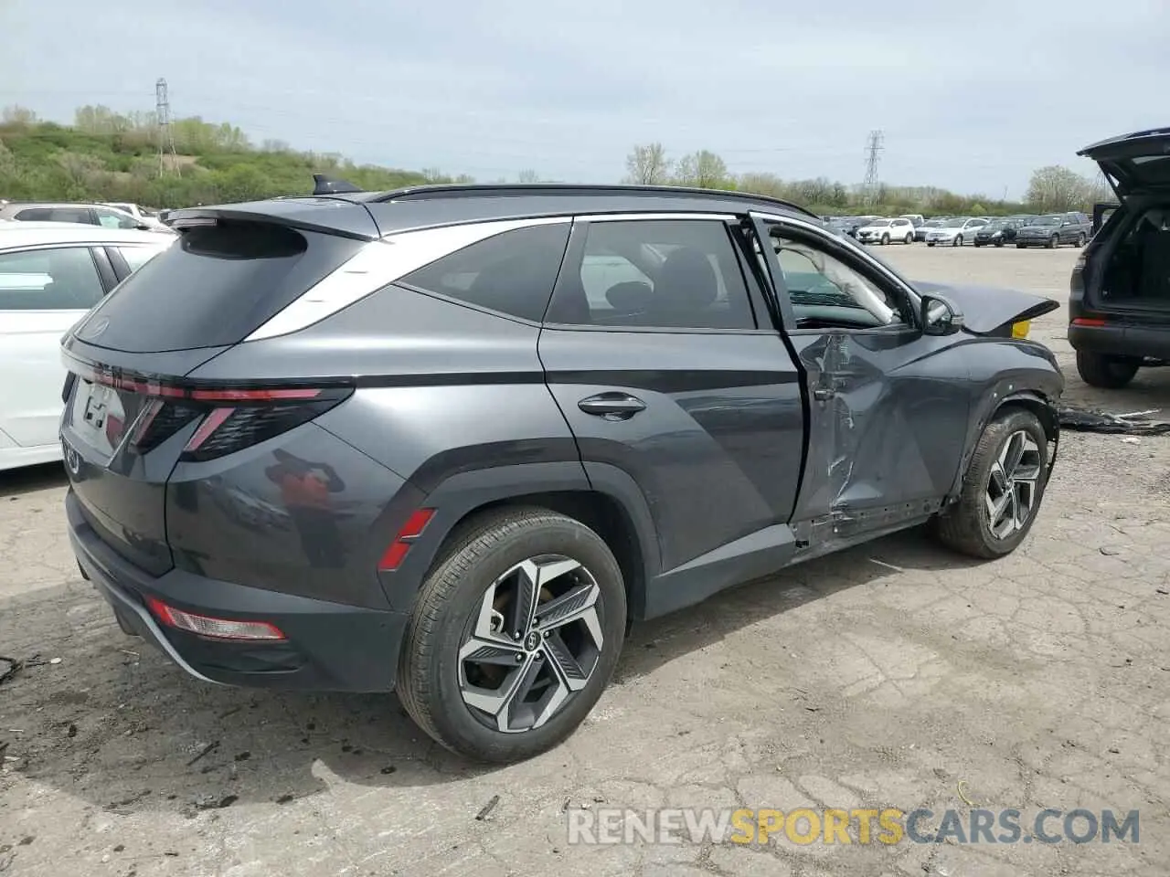 3 fotografías del automóvil dañado 5NMJE3DE8RH348218 HYUNDAI TUCSON 2024