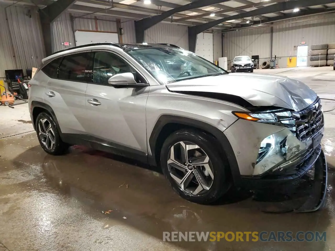4 fotografías del automóvil dañado 5NMJE3DE8RH349952 HYUNDAI TUCSON 2024