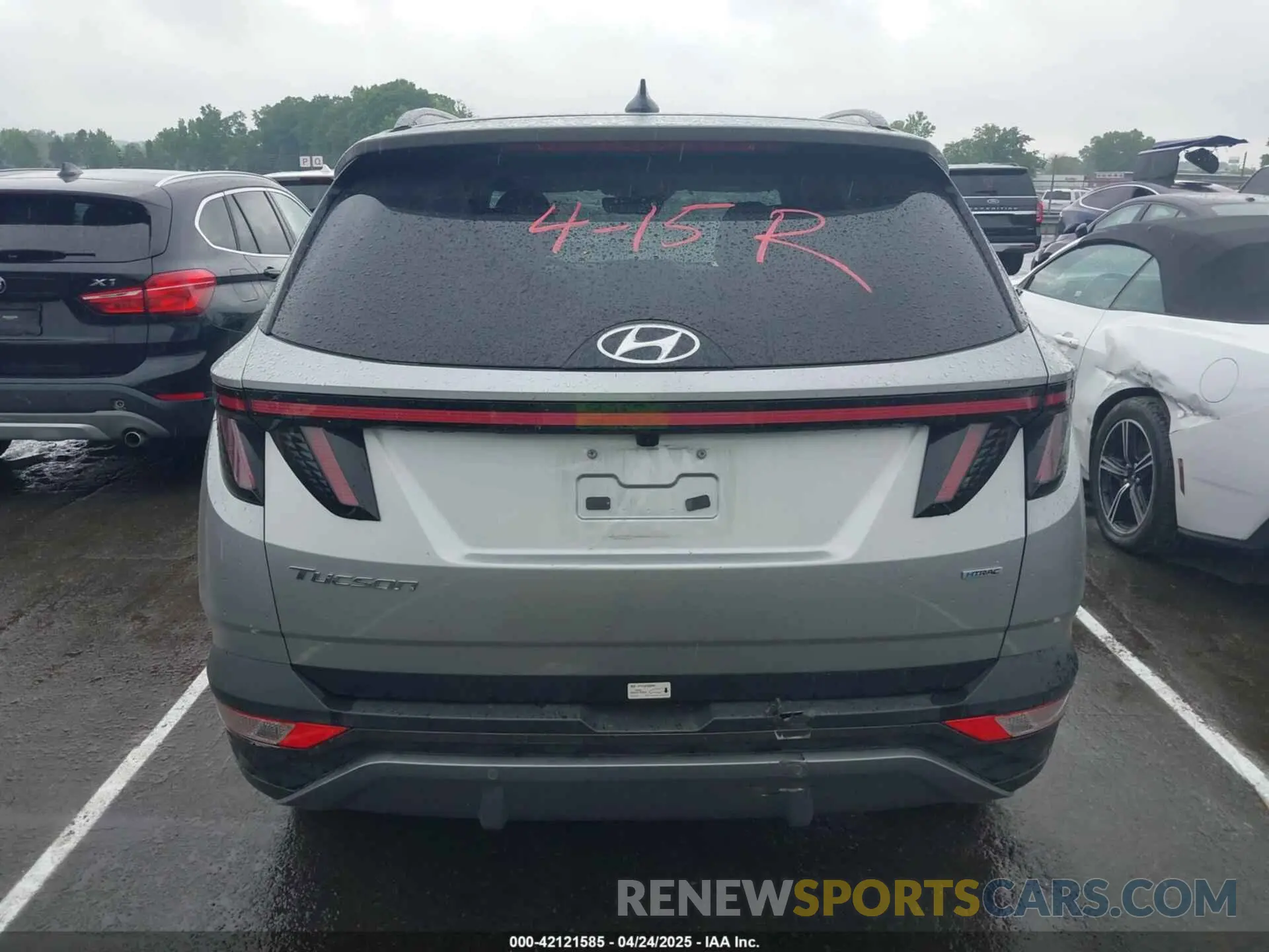 16 fotografías del automóvil dañado 5NMJECDE0RH352912 HYUNDAI TUCSON 2024