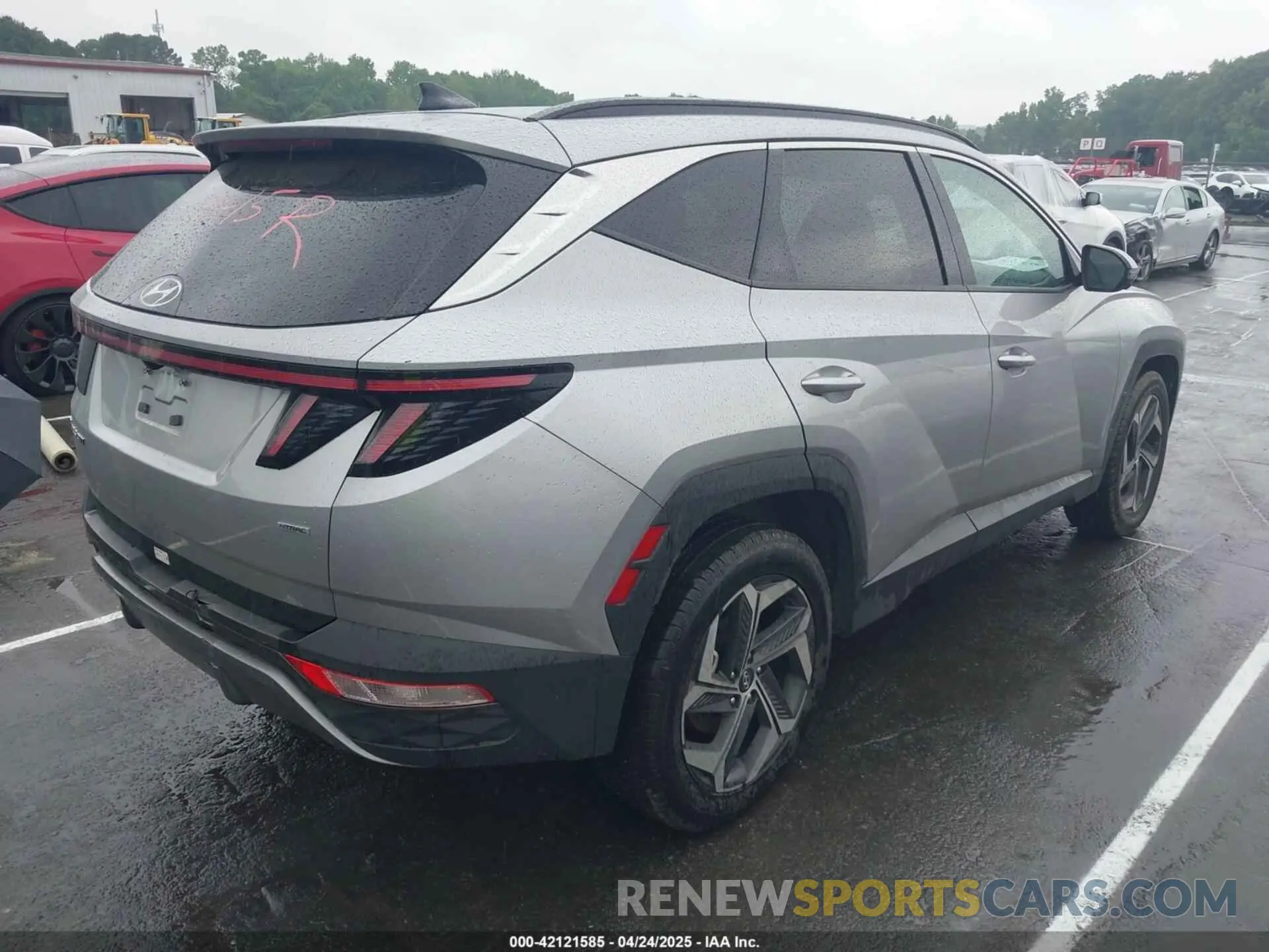 4 fotografías del automóvil dañado 5NMJECDE0RH352912 HYUNDAI TUCSON 2024