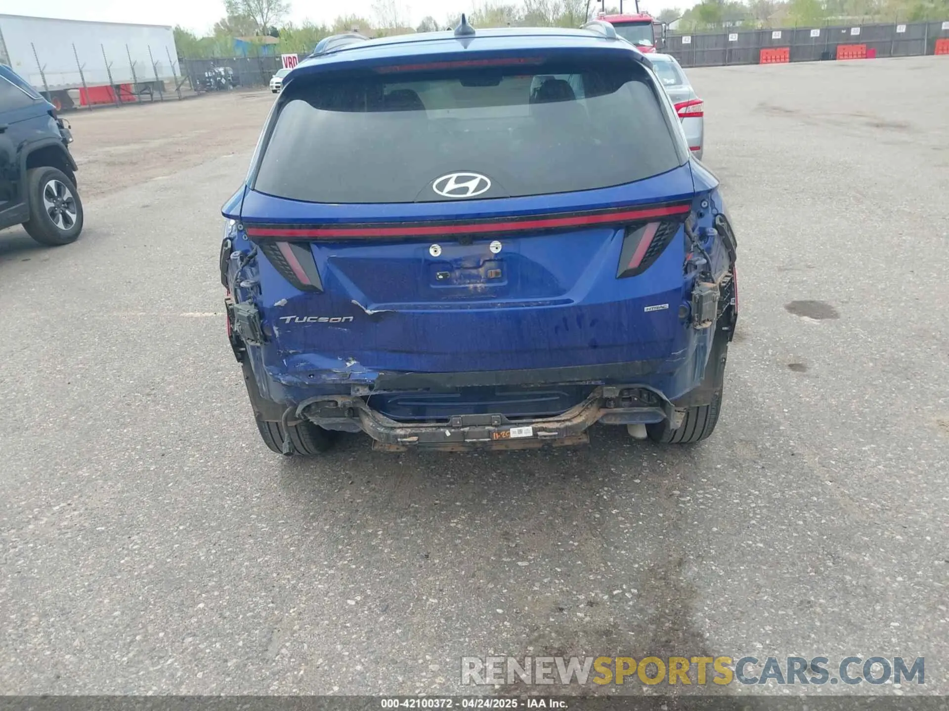 6 fotografías del automóvil dañado 5NMJECDE0RH358175 HYUNDAI TUCSON 2024