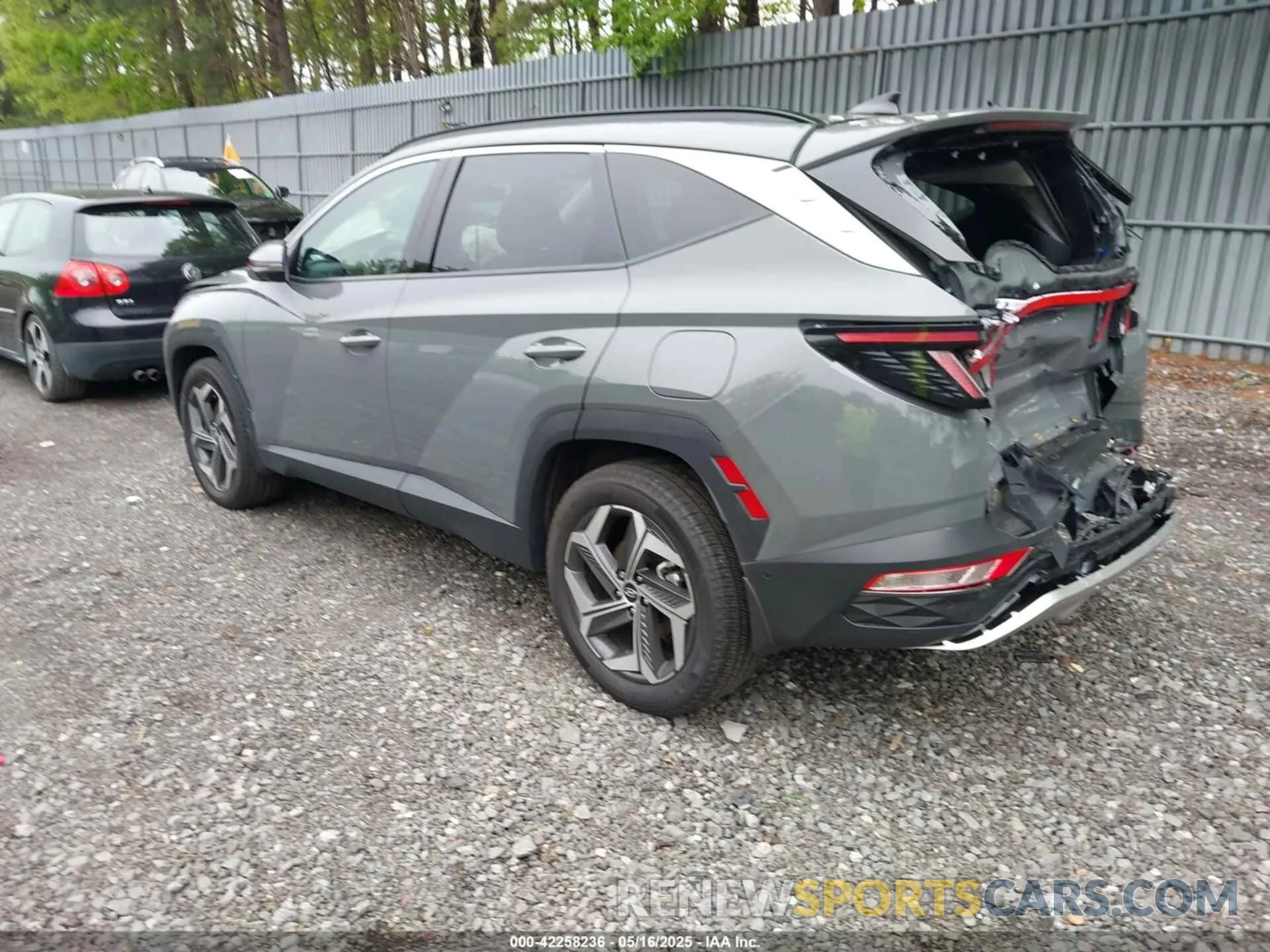 3 fotografías del automóvil dañado 5NMJECDE0RH419167 HYUNDAI TUCSON 2024