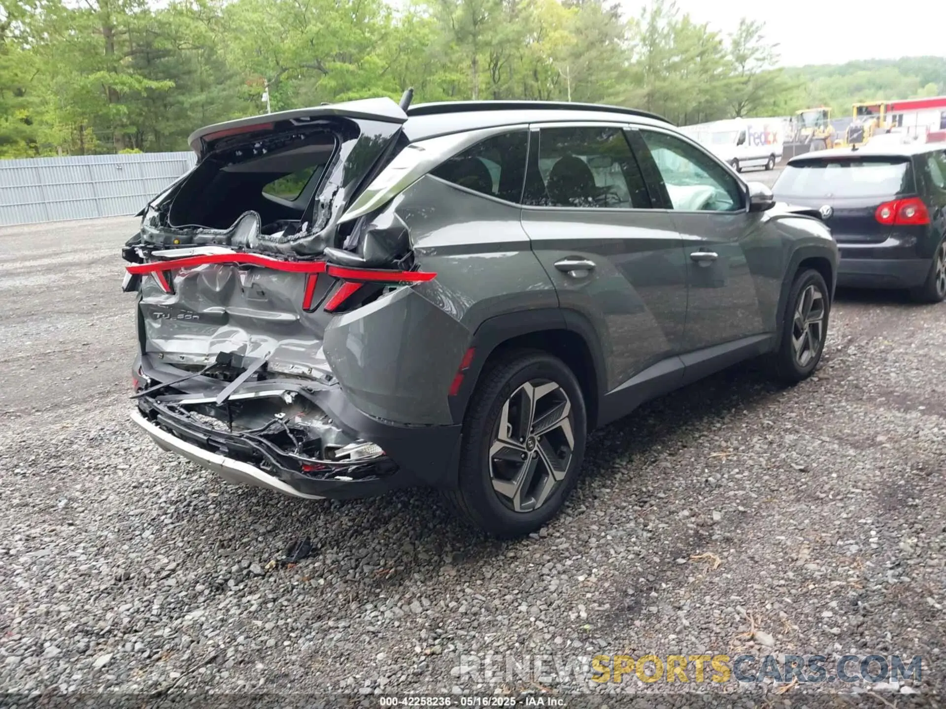 4 fotografías del automóvil dañado 5NMJECDE0RH419167 HYUNDAI TUCSON 2024