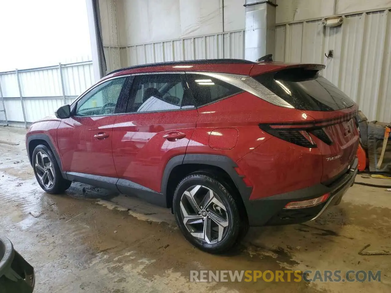 2 fotografías del automóvil dañado 5NMJECDE1RH437807 HYUNDAI TUCSON 2024