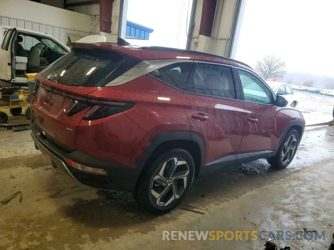 3 fotografías del automóvil dañado 5NMJECDE1RH437807 HYUNDAI TUCSON 2024