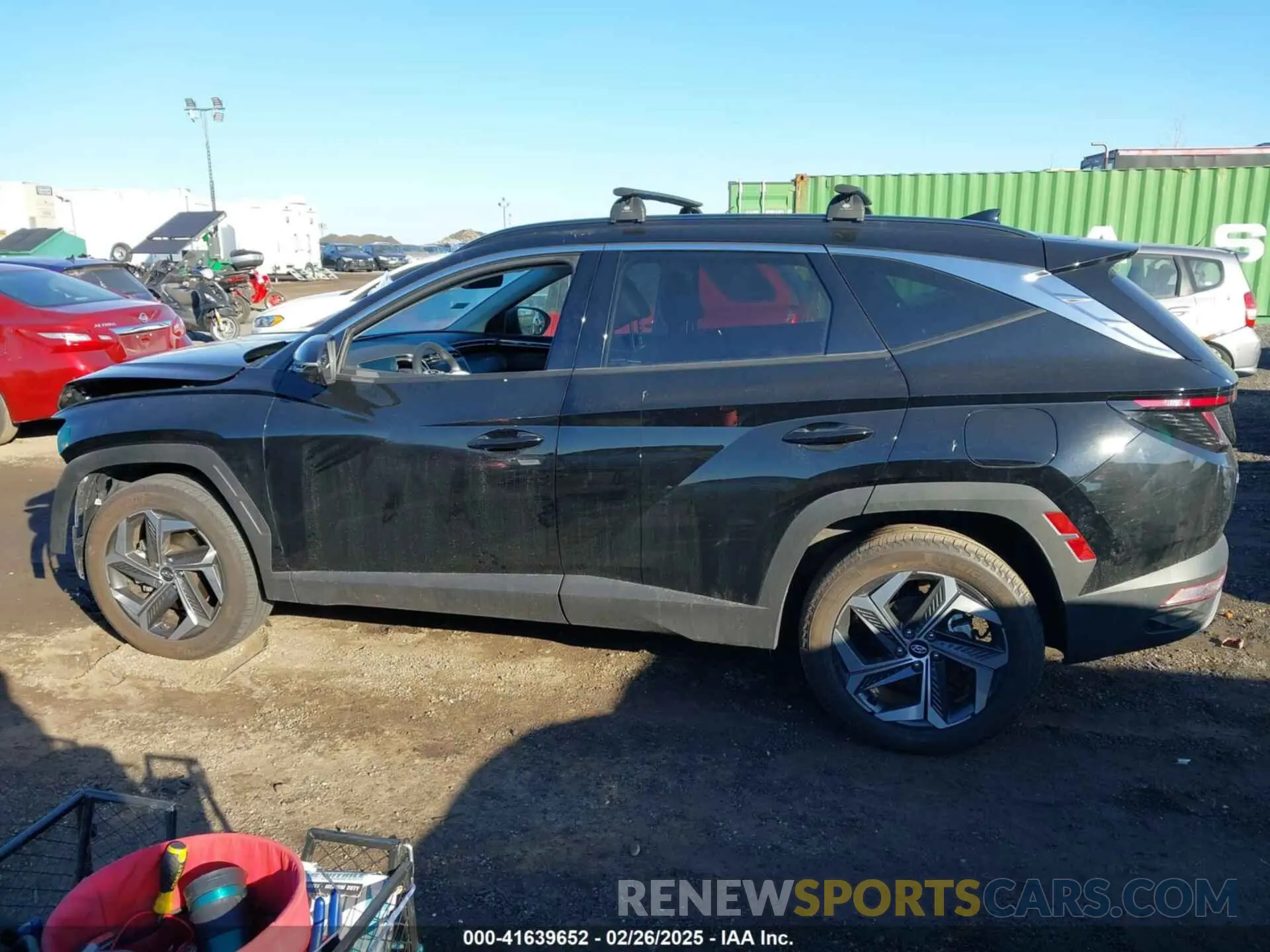 14 fotografías del automóvil dañado 5NMJECDE2RH318020 HYUNDAI TUCSON 2024