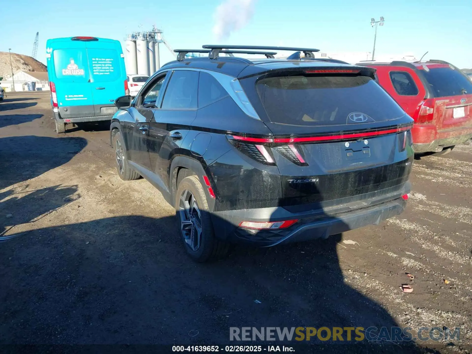 3 fotografías del automóvil dañado 5NMJECDE2RH318020 HYUNDAI TUCSON 2024