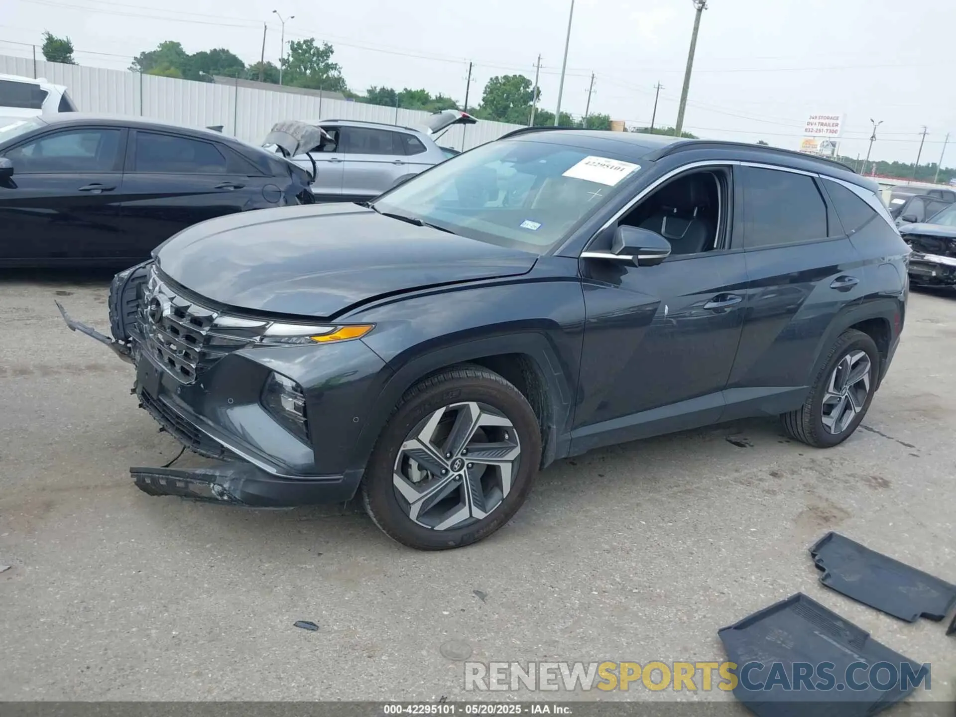 2 fotografías del automóvil dañado 5NMJECDE2RH356671 HYUNDAI TUCSON 2024