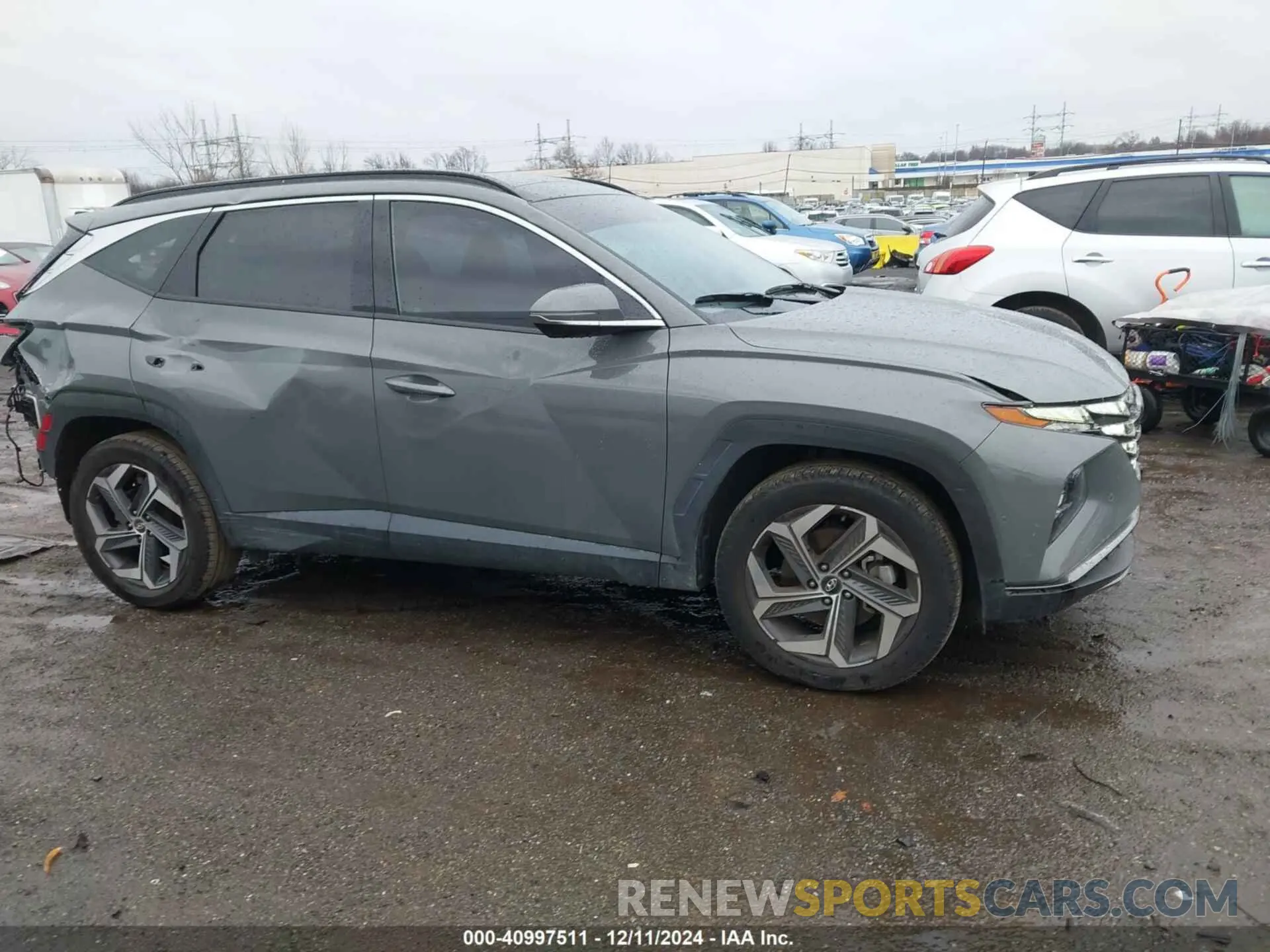 13 fotografías del automóvil dañado 5NMJECDE4RH377859 HYUNDAI TUCSON 2024