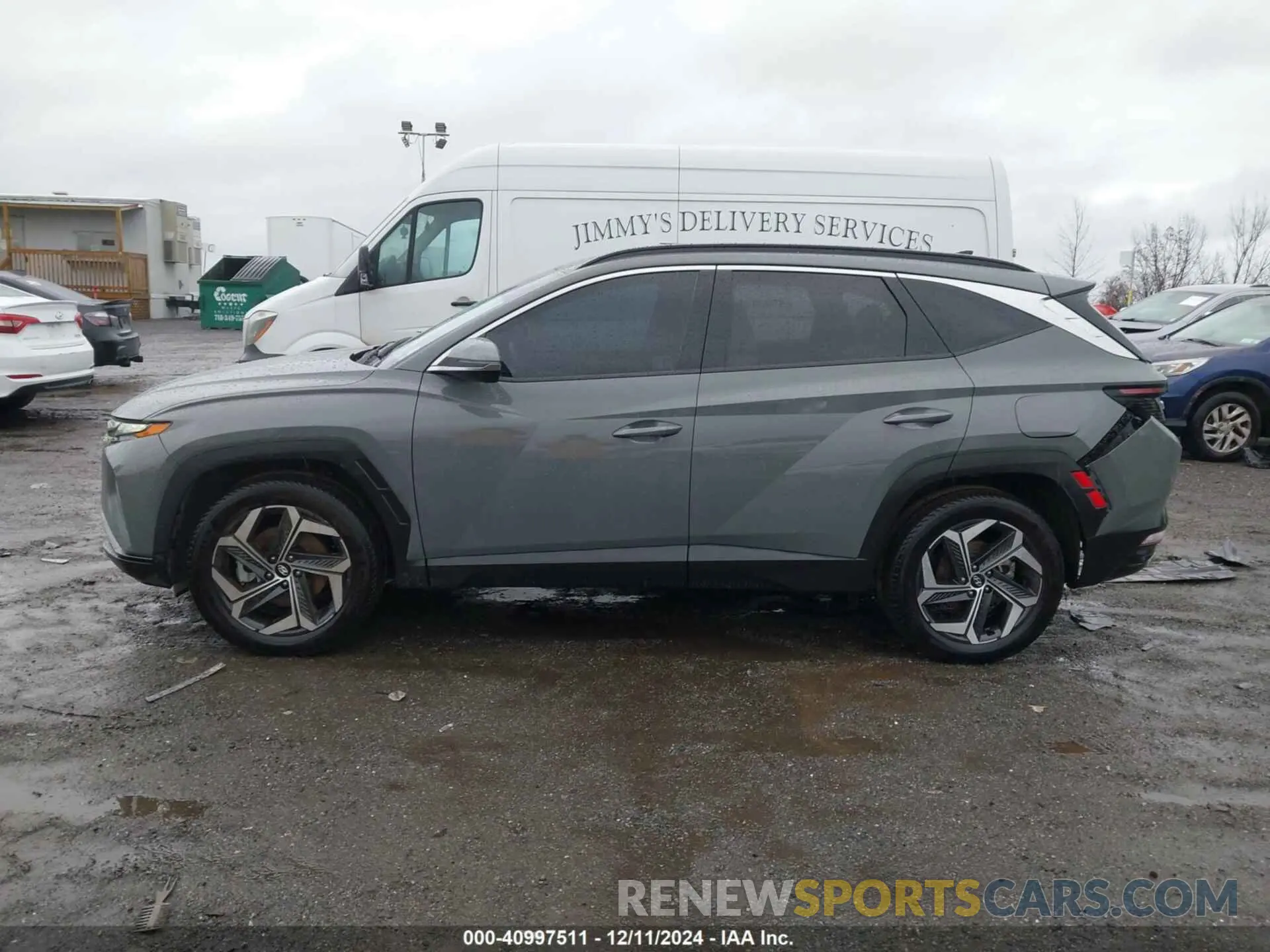 14 fotografías del automóvil dañado 5NMJECDE4RH377859 HYUNDAI TUCSON 2024
