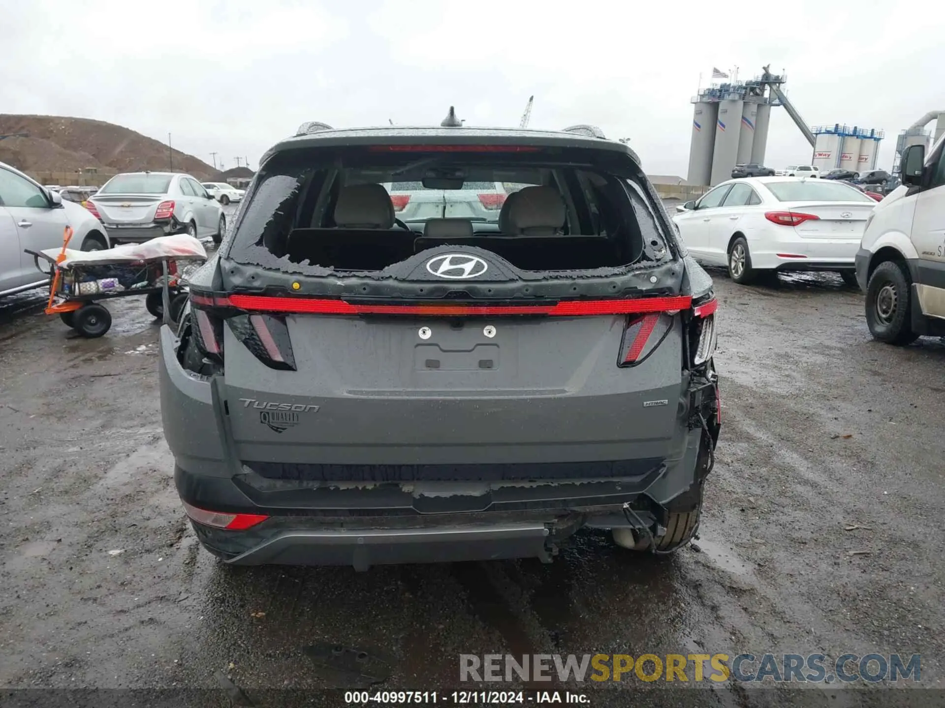 16 fotografías del automóvil dañado 5NMJECDE4RH377859 HYUNDAI TUCSON 2024