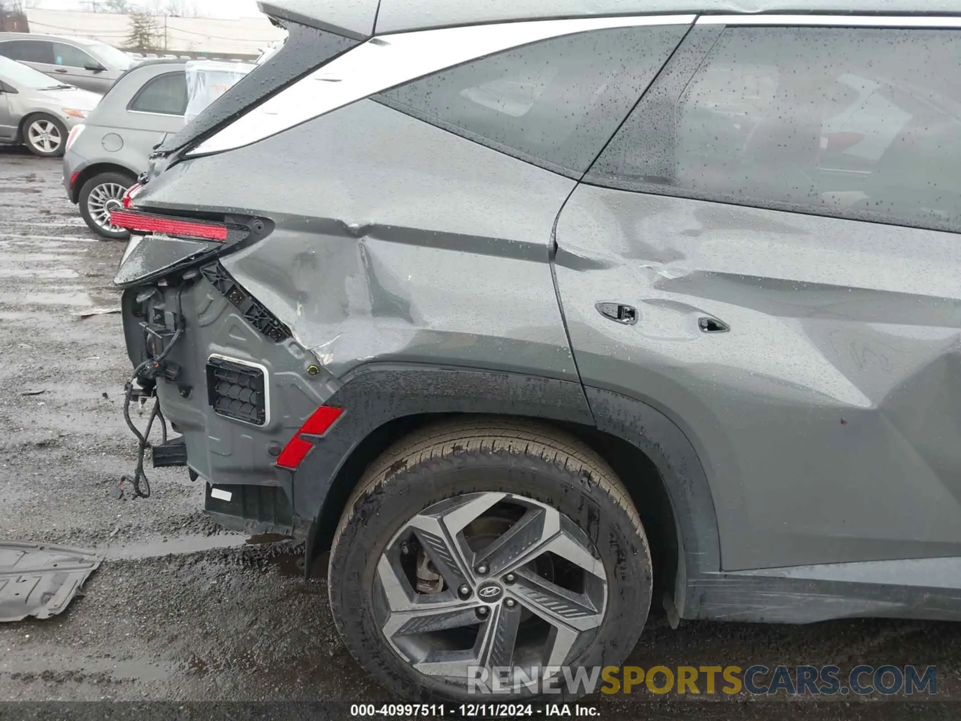17 fotografías del automóvil dañado 5NMJECDE4RH377859 HYUNDAI TUCSON 2024