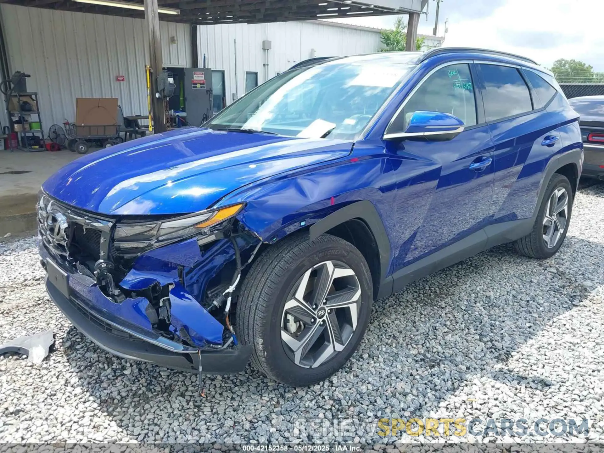 2 fotografías del automóvil dañado 5NMJECDE5RH355143 HYUNDAI TUCSON 2024