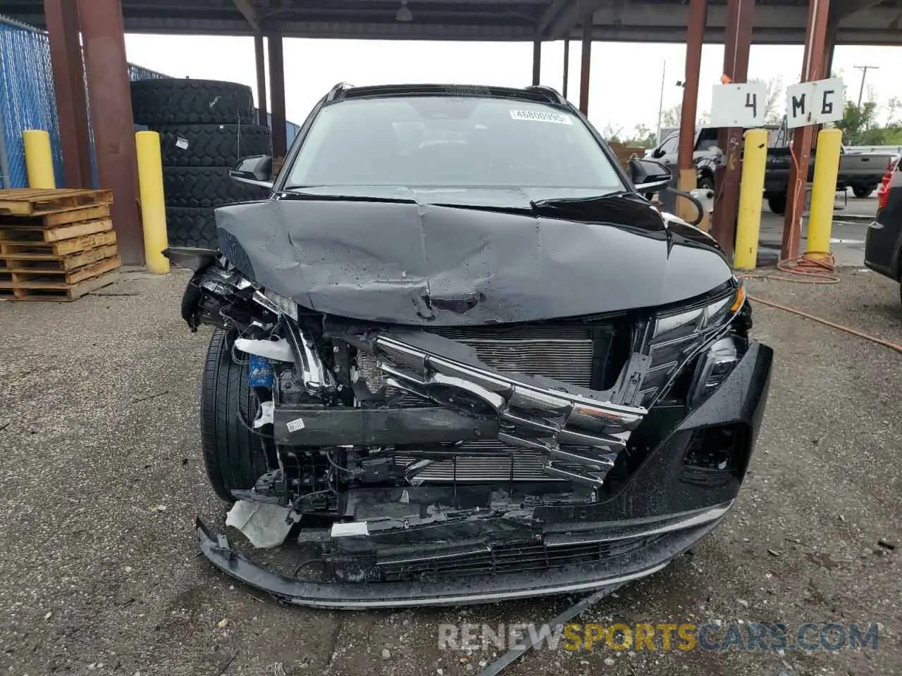 5 fotografías del automóvil dañado 5NMJECDE6RH302256 HYUNDAI TUCSON 2024