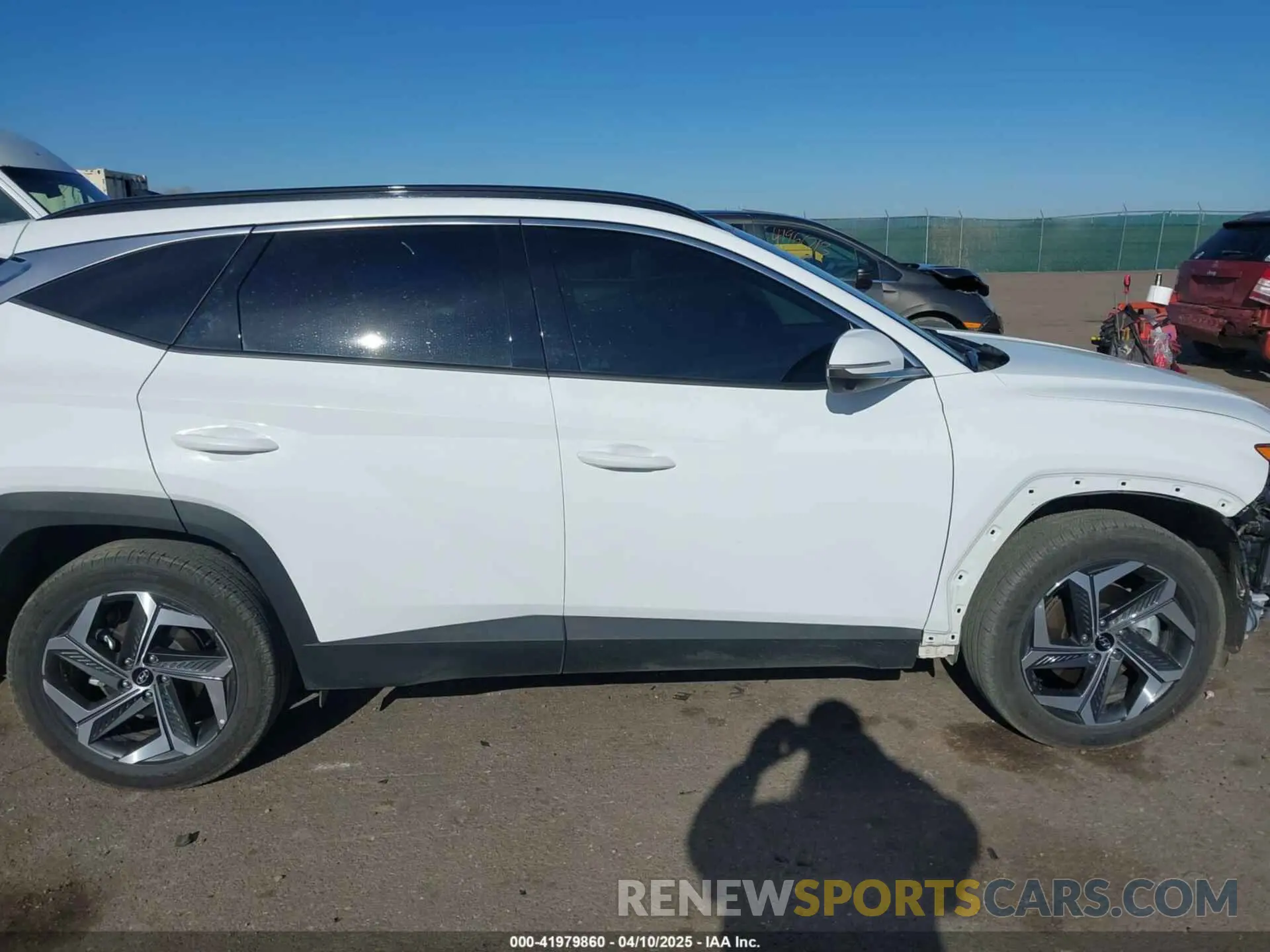 14 fotografías del automóvil dañado 5NMJECDE7RH372851 HYUNDAI TUCSON 2024