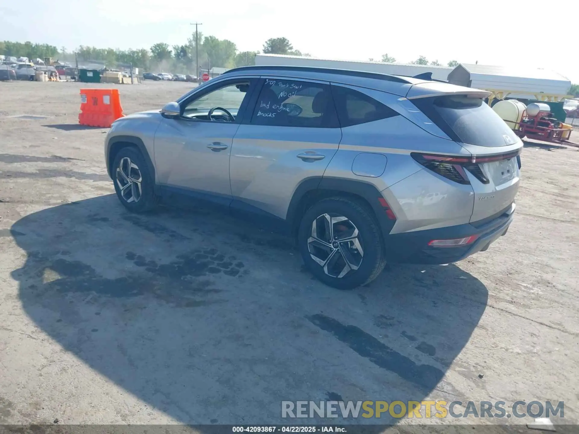 3 fotografías del automóvil dañado 5NMJECDE8RH308107 HYUNDAI TUCSON 2024