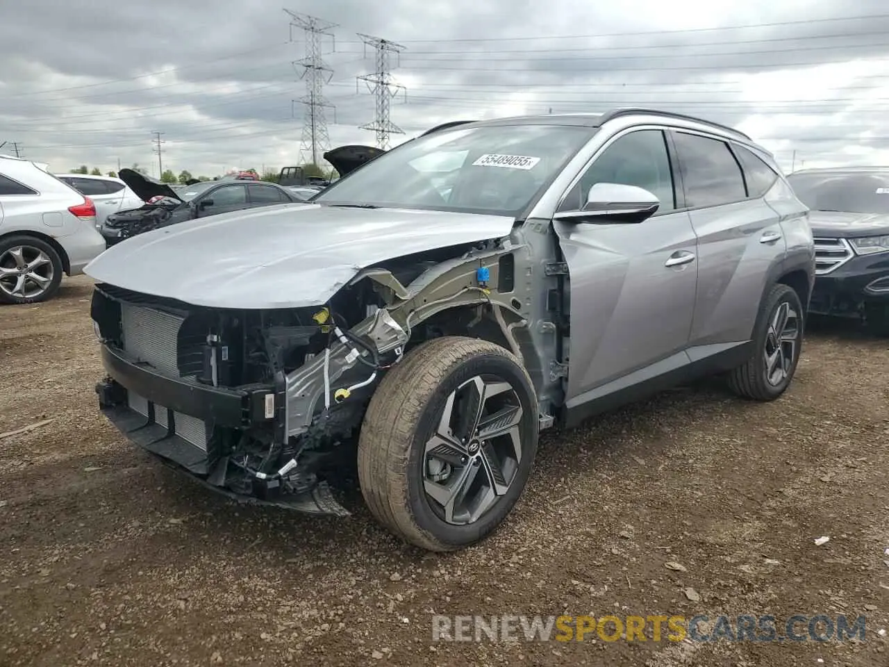 1 fotografías del automóvil dañado 5NMJECDE8RH309659 HYUNDAI TUCSON 2024