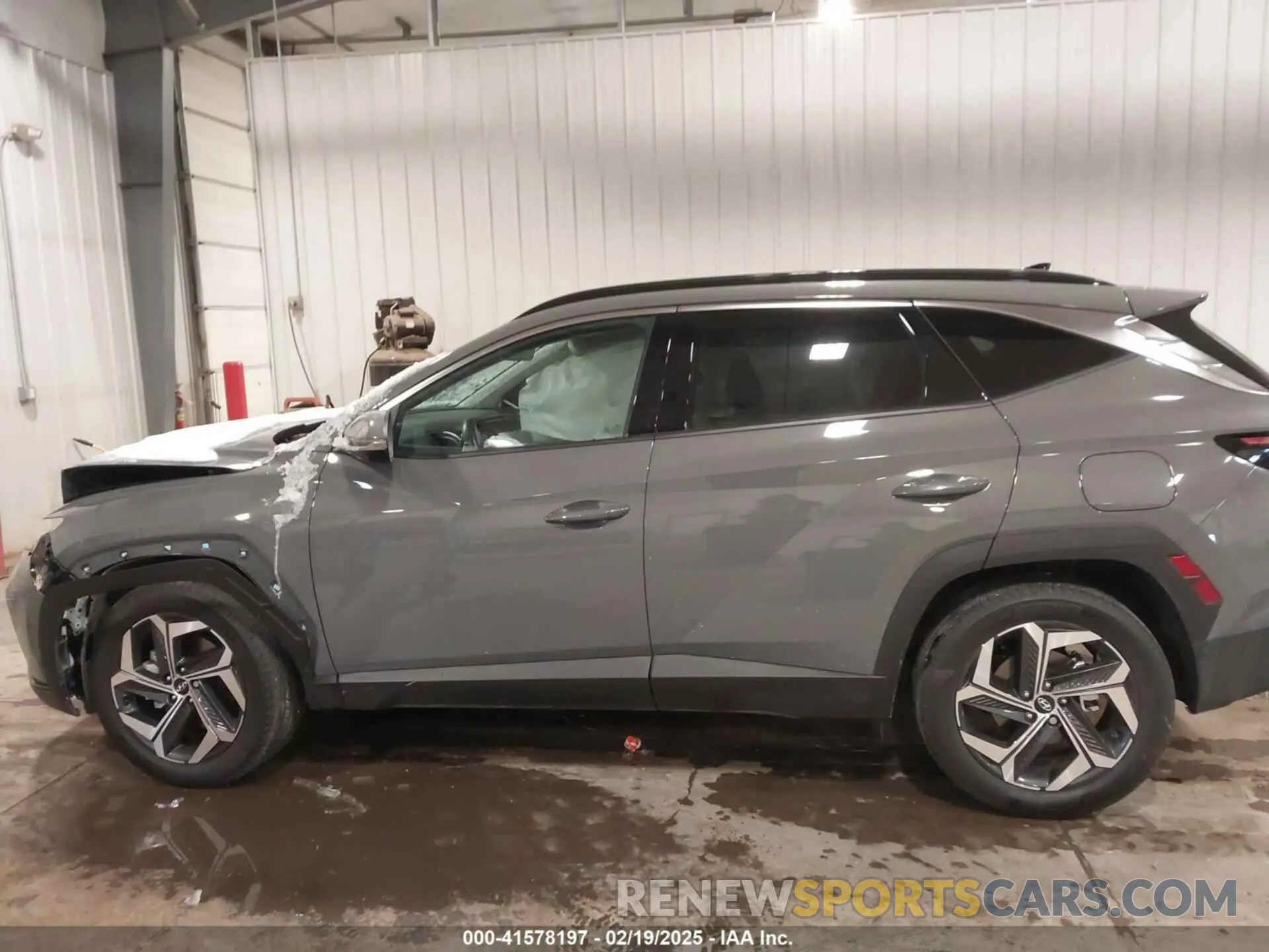 14 fotografías del automóvil dañado 5NMJECDEXRH340573 HYUNDAI TUCSON 2024