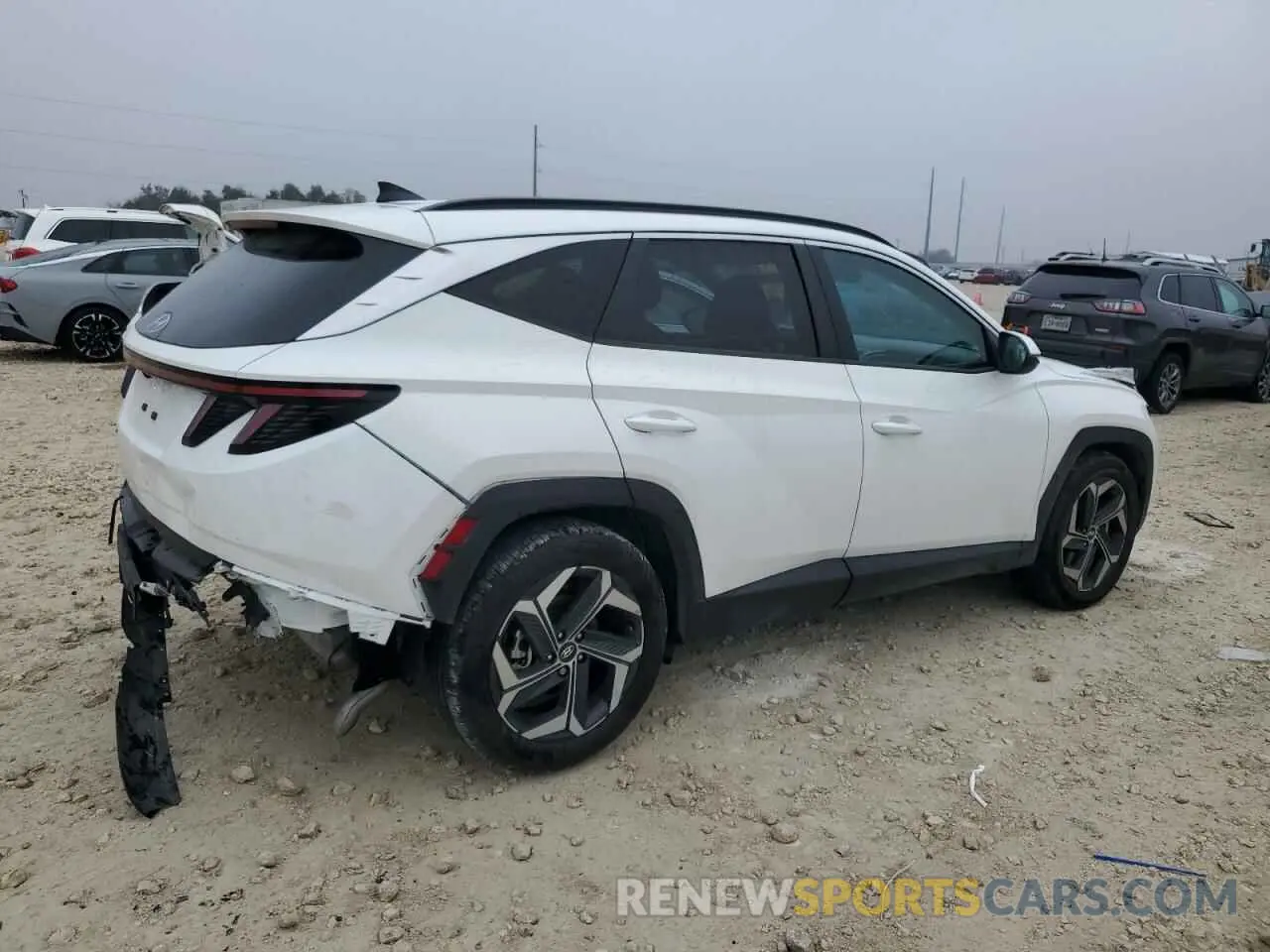 3 fotografías del automóvil dañado 5NMJF3DE0RH321625 HYUNDAI TUCSON 2024