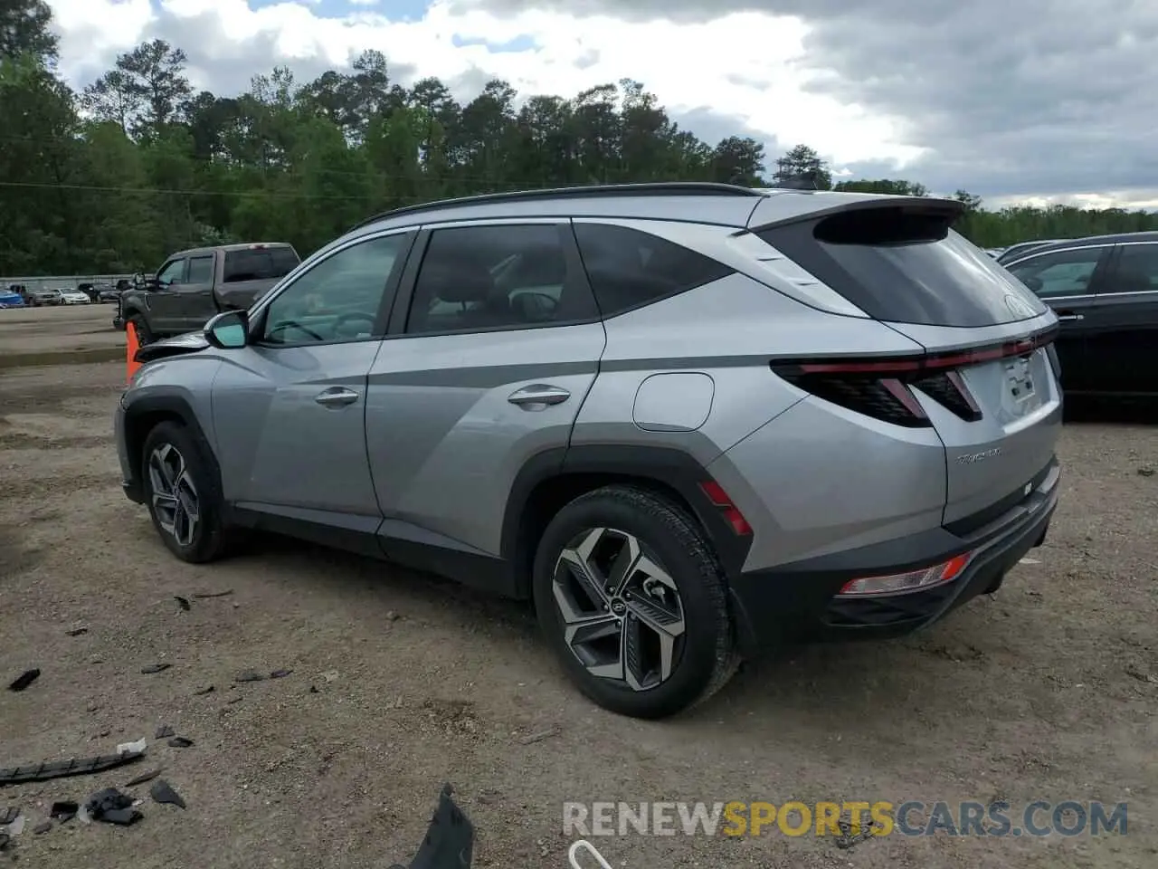 2 fotografías del automóvil dañado 5NMJF3DE1RH388542 HYUNDAI TUCSON 2024
