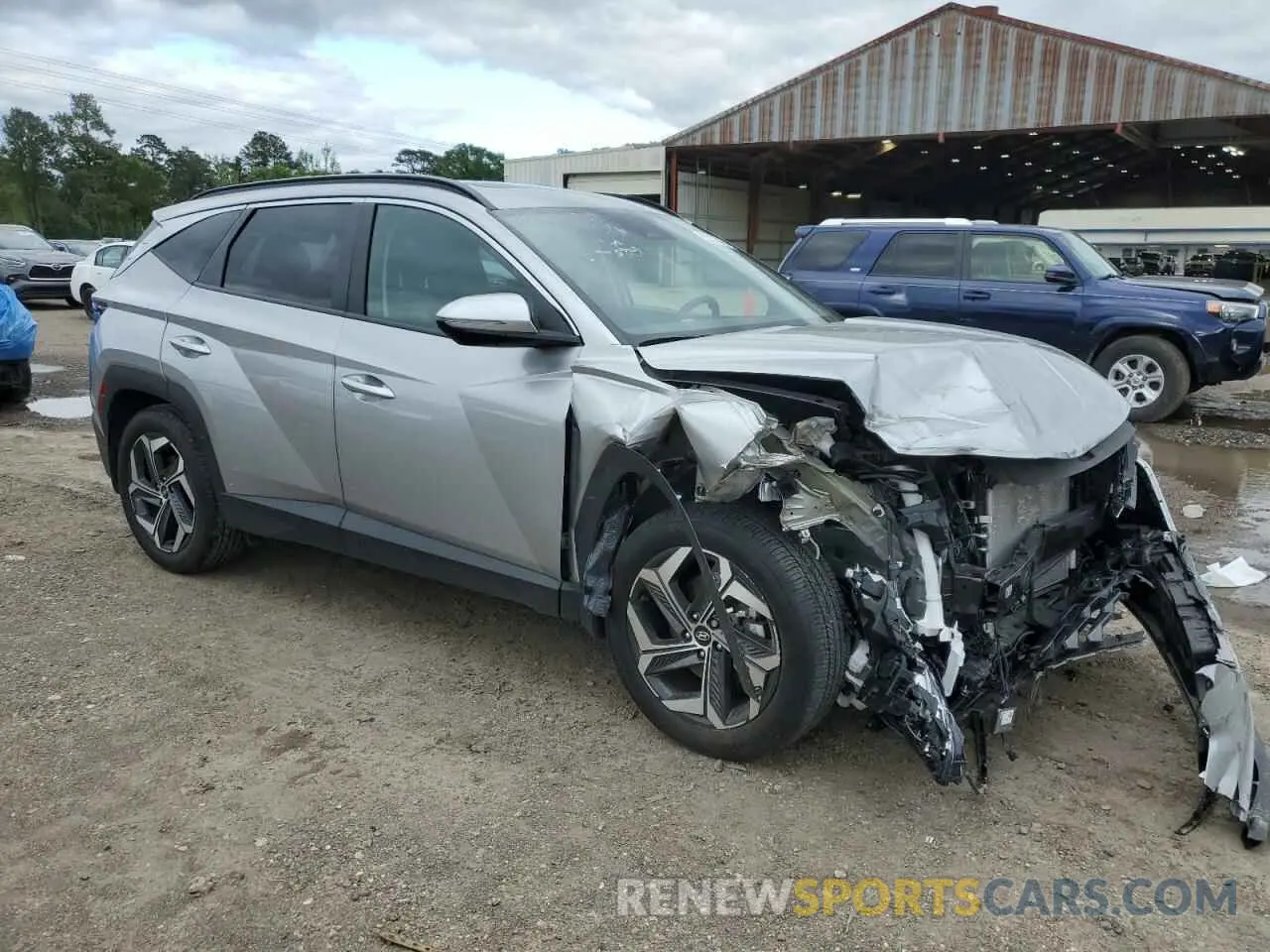 4 fotografías del automóvil dañado 5NMJF3DE1RH388542 HYUNDAI TUCSON 2024