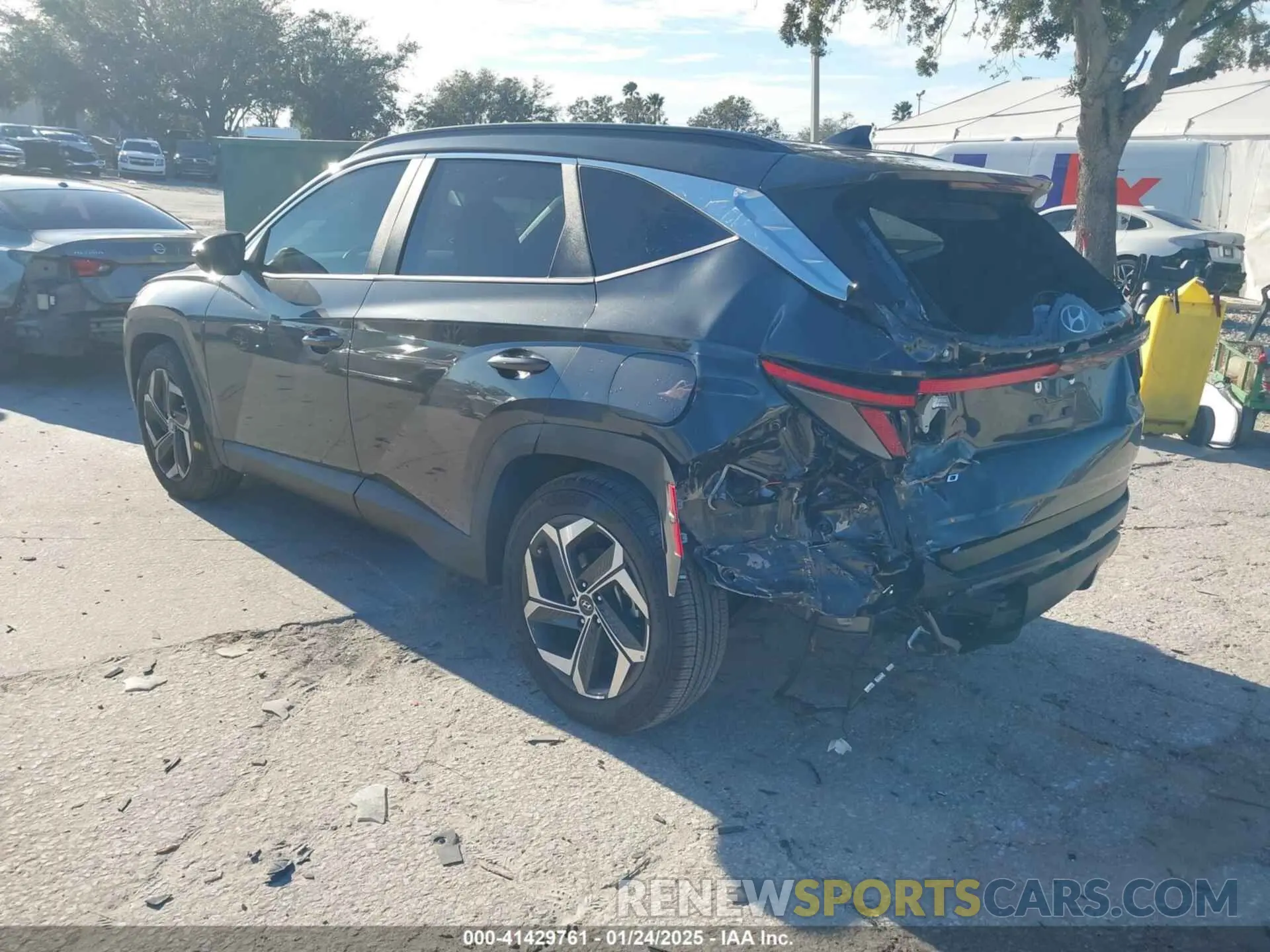 3 fotografías del automóvil dañado 5NMJF3DE2RH337647 HYUNDAI TUCSON 2024