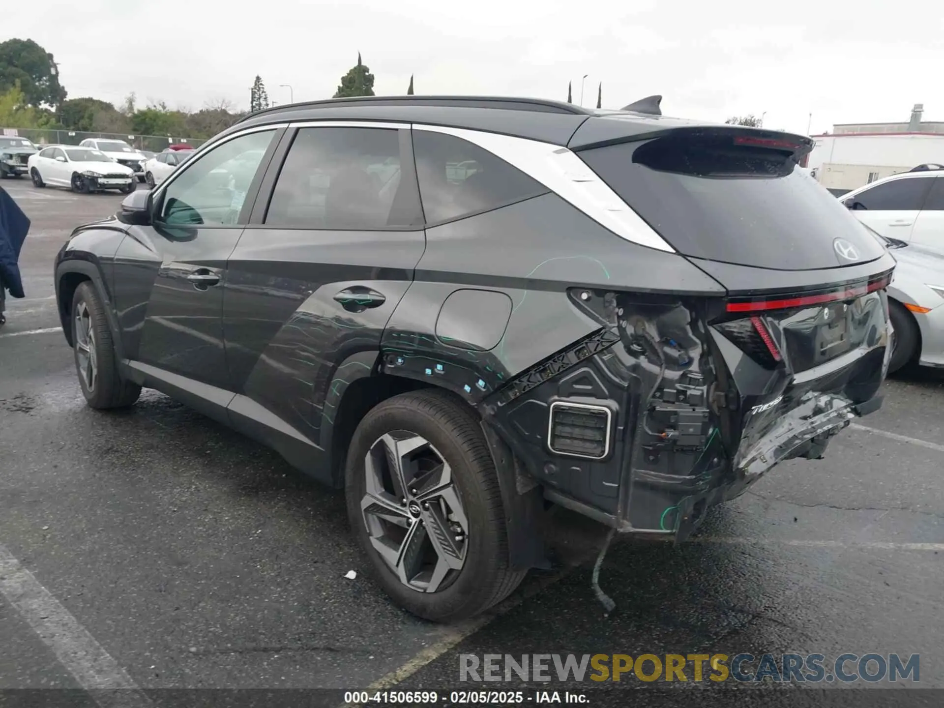 3 fotografías del automóvil dañado 5NMJF3DE3RH321778 HYUNDAI TUCSON 2024