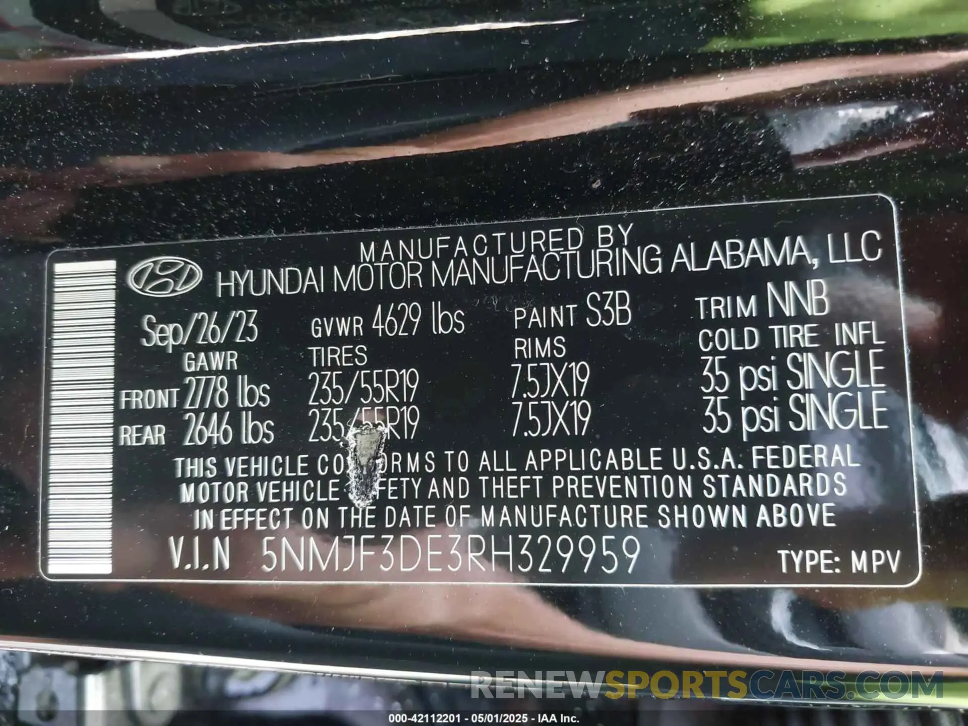 9 fotografías del automóvil dañado 5NMJF3DE3RH329959 HYUNDAI TUCSON 2024