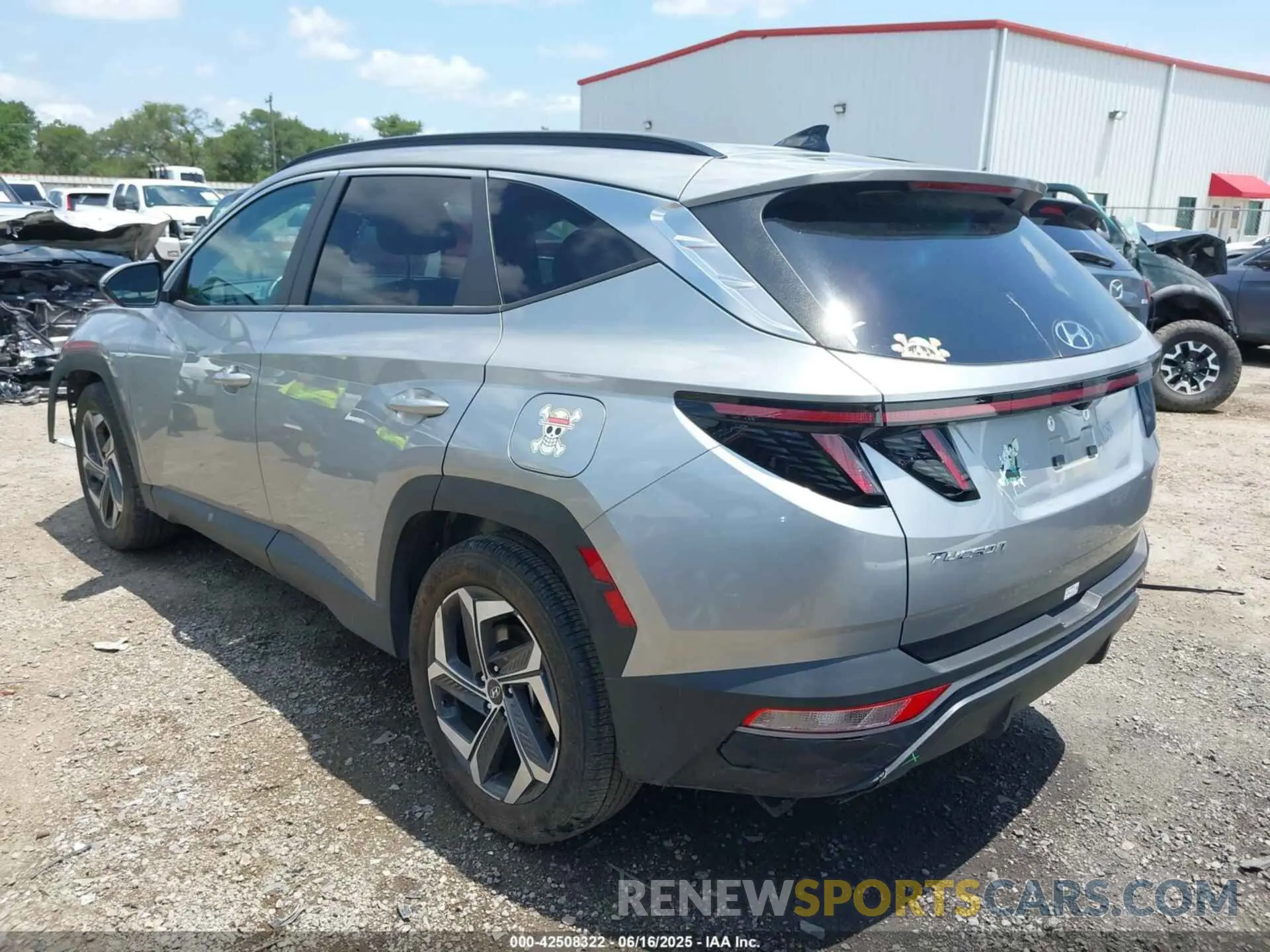 3 fotografías del automóvil dañado 5NMJF3DE3RH359429 HYUNDAI TUCSON 2024