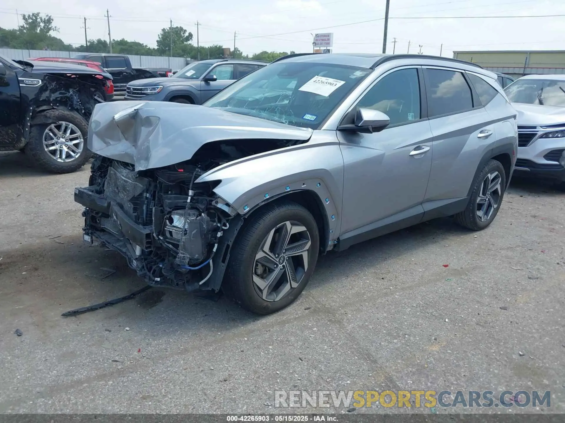 2 fotografías del automóvil dañado 5NMJF3DE4RH326469 HYUNDAI TUCSON 2024
