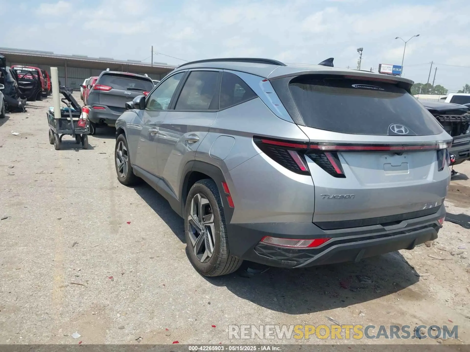 3 fotografías del automóvil dañado 5NMJF3DE4RH326469 HYUNDAI TUCSON 2024