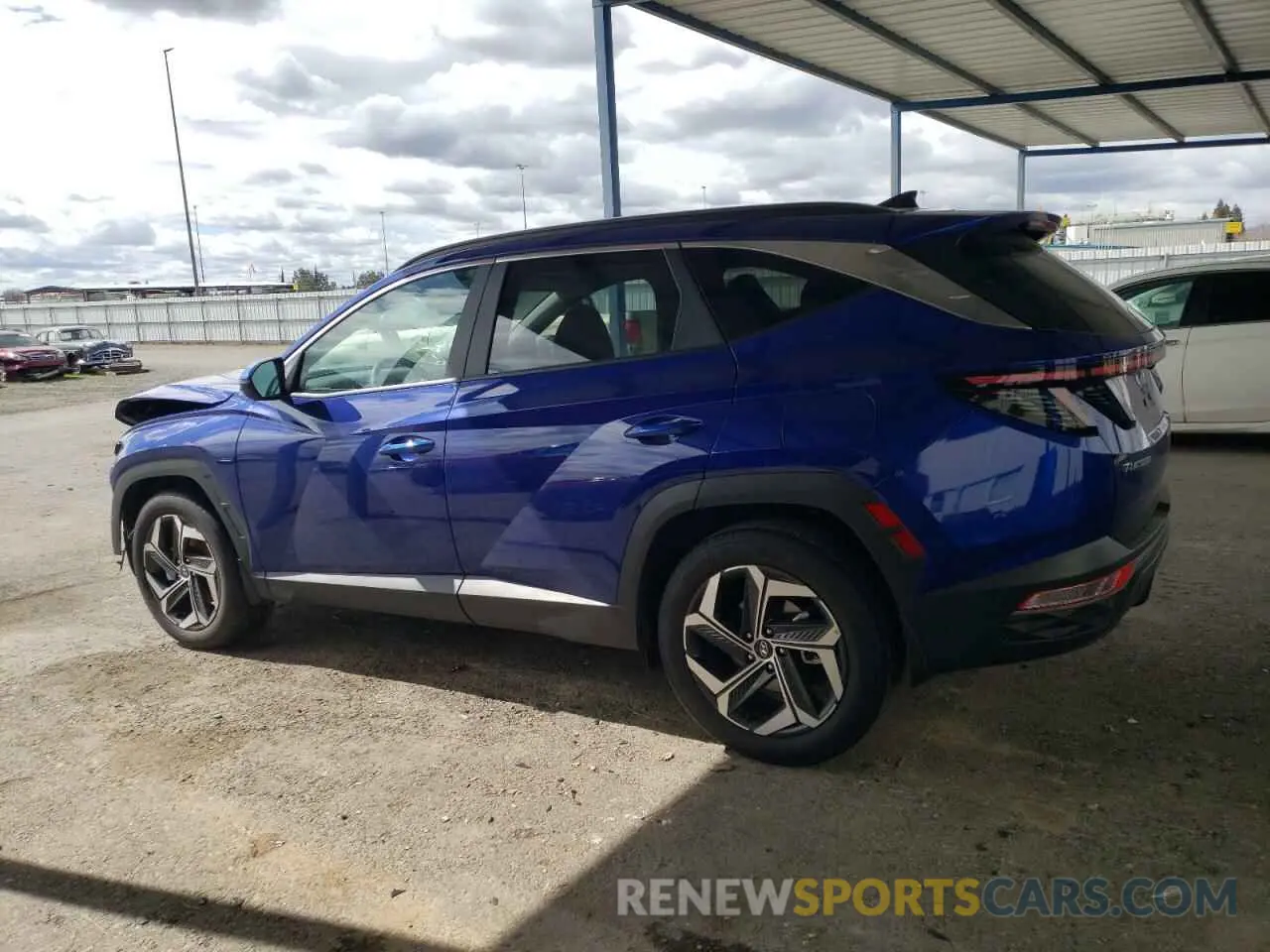 2 fotografías del automóvil dañado 5NMJF3DE4RH347046 HYUNDAI TUCSON 2024