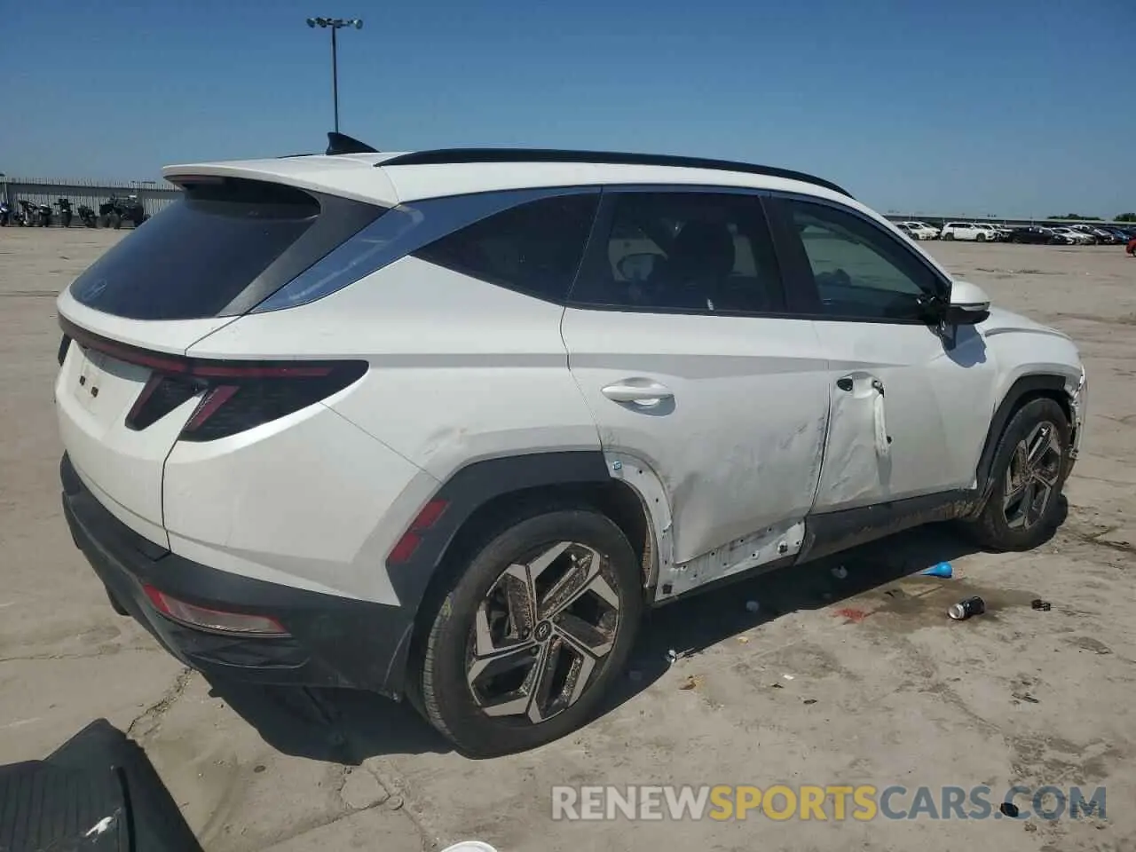 3 fotografías del automóvil dañado 5NMJF3DE4RH376966 HYUNDAI TUCSON 2024