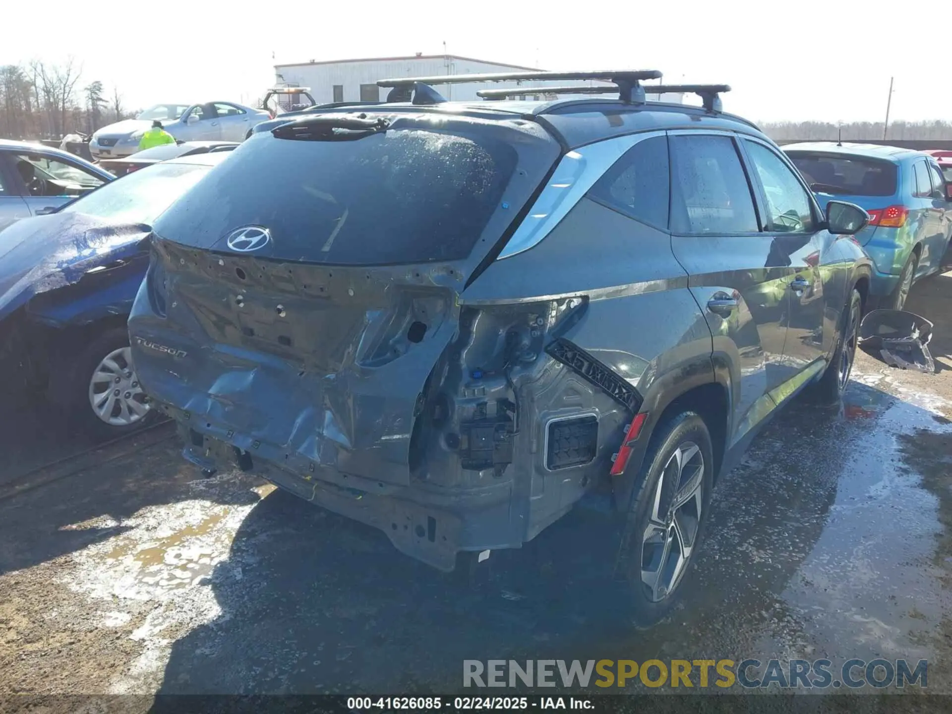 4 fotografías del automóvil dañado 5NMJF3DE4RH398479 HYUNDAI TUCSON 2024