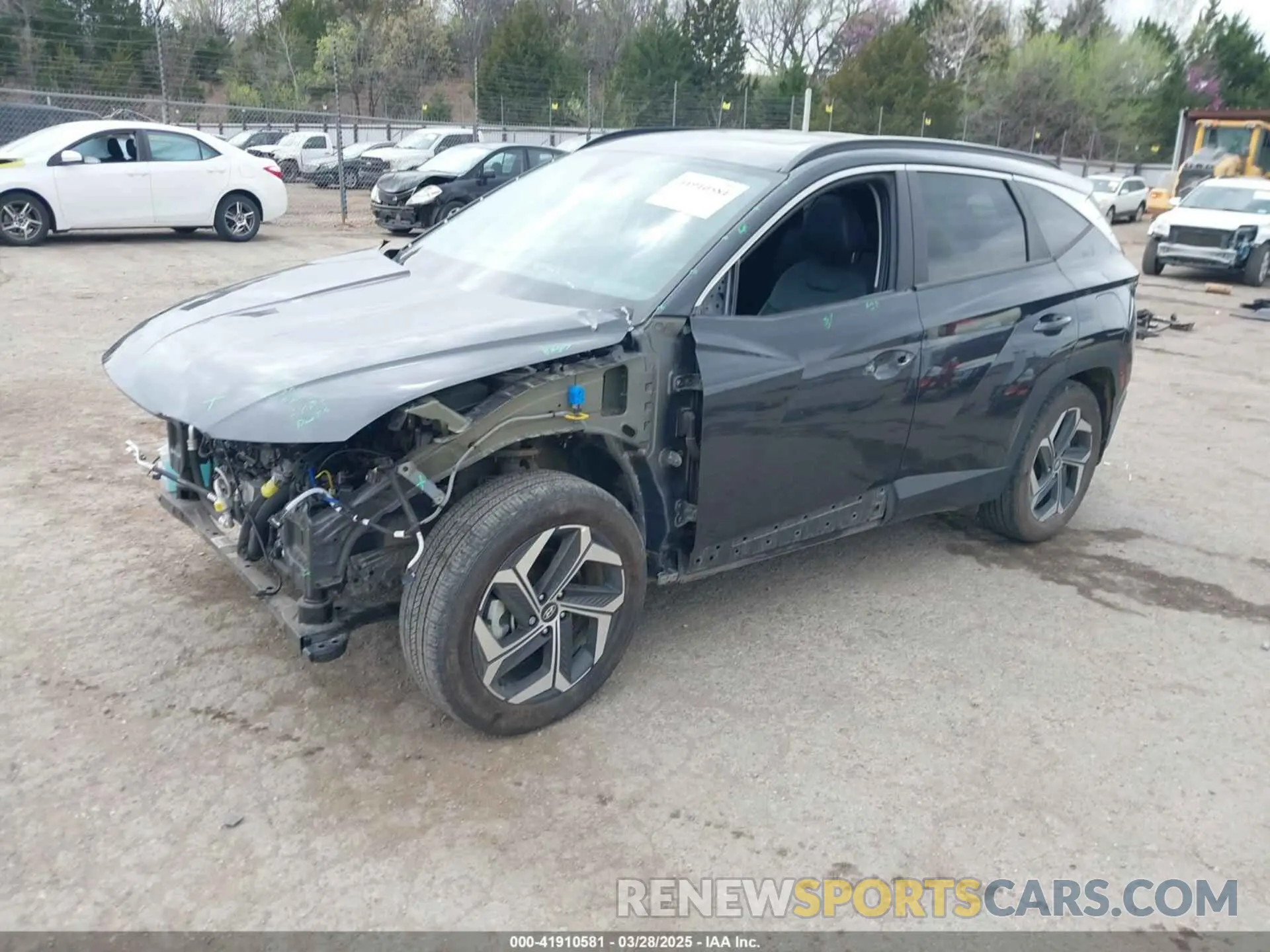 2 fotografías del automóvil dañado 5NMJF3DE7RH356520 HYUNDAI TUCSON 2024