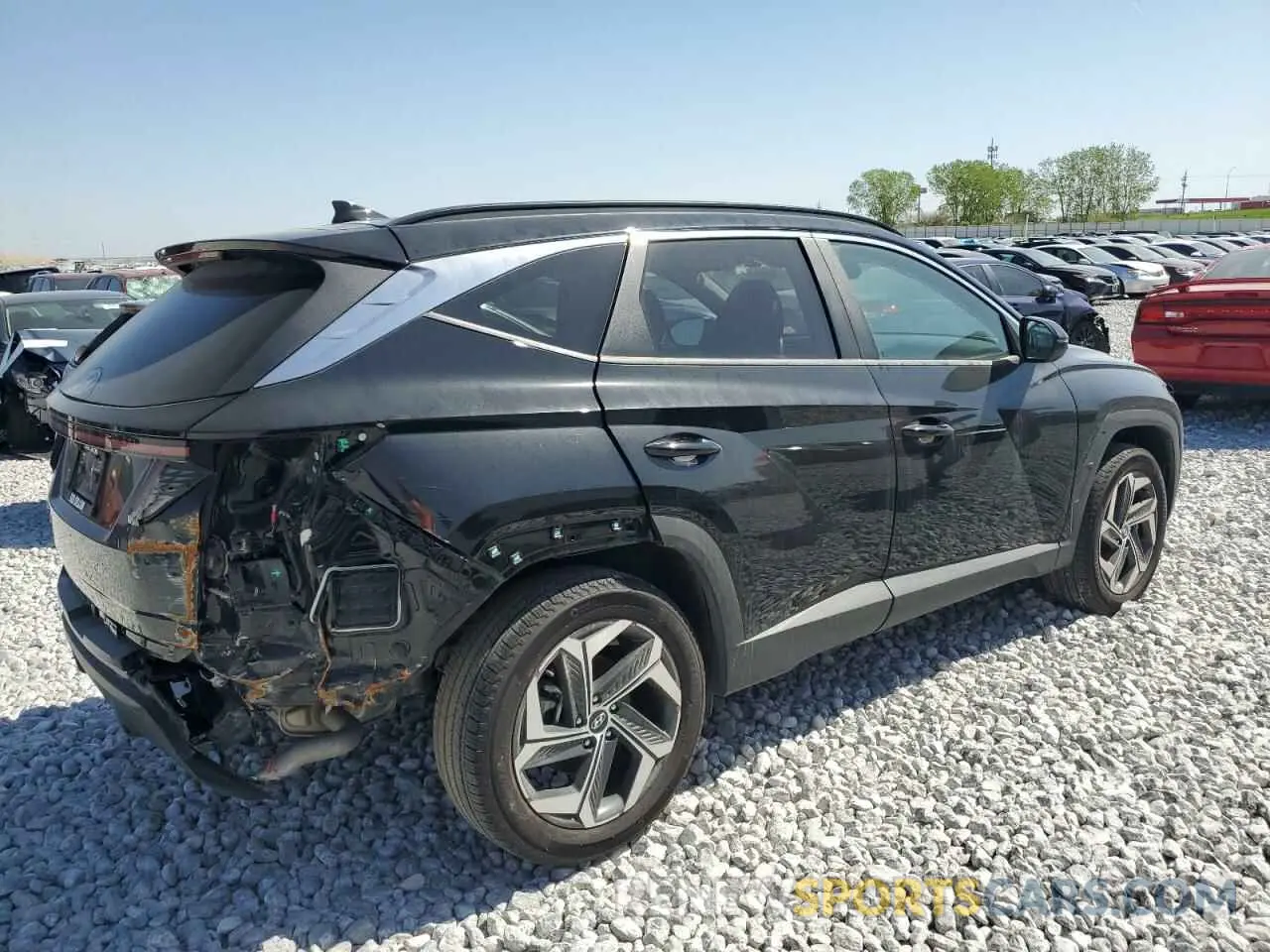 3 fotografías del automóvil dañado 5NMJFCDE0RH297150 HYUNDAI TUCSON 2024