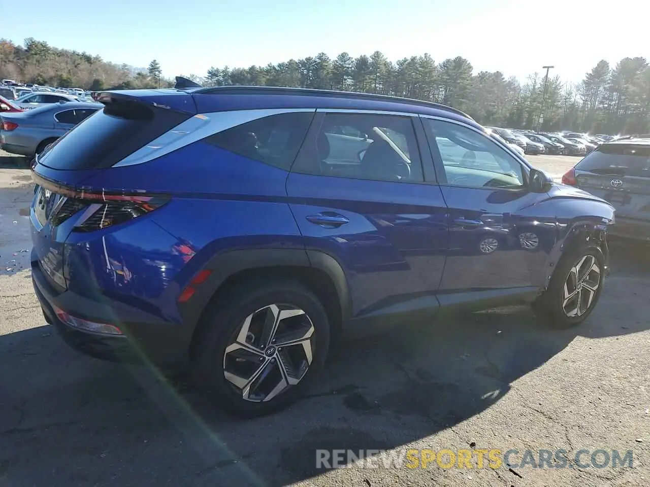 3 fotografías del automóvil dañado 5NMJFCDE0RH364393 HYUNDAI TUCSON 2024