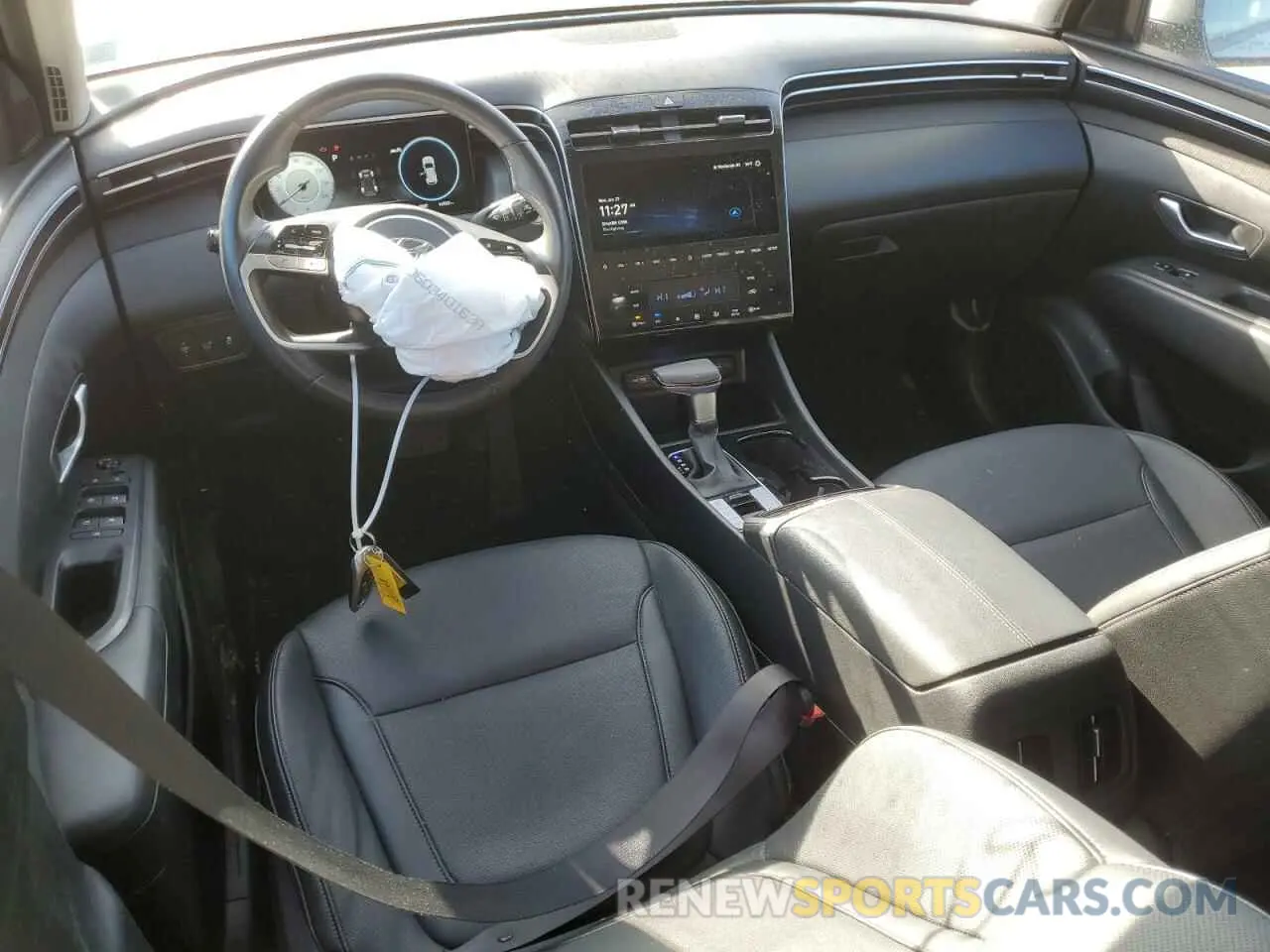 8 fotografías del automóvil dañado 5NMJFCDE3RH339987 HYUNDAI TUCSON 2024