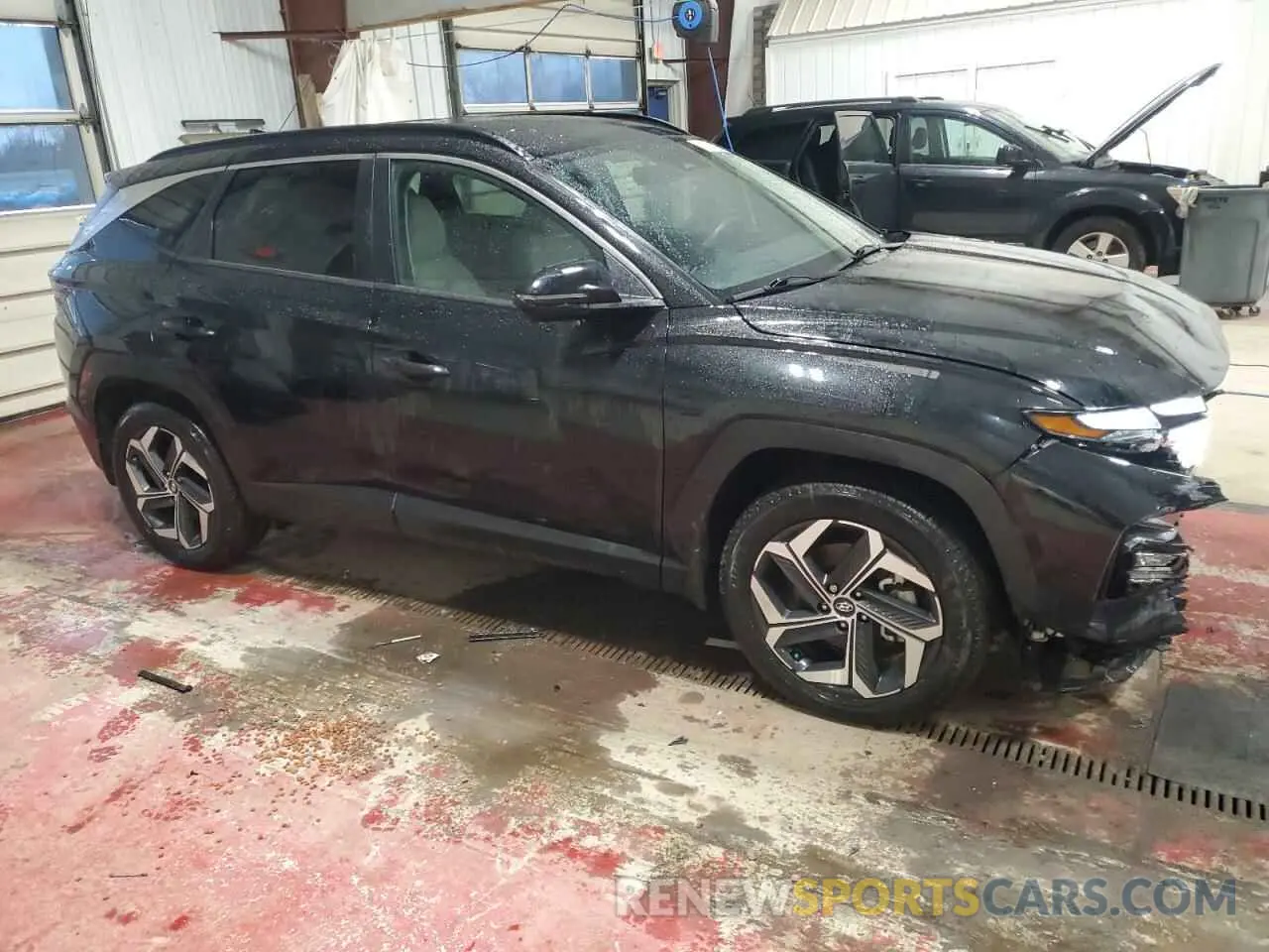 4 fotografías del automóvil dañado 5NMJFCDE3RH350634 HYUNDAI TUCSON 2024
