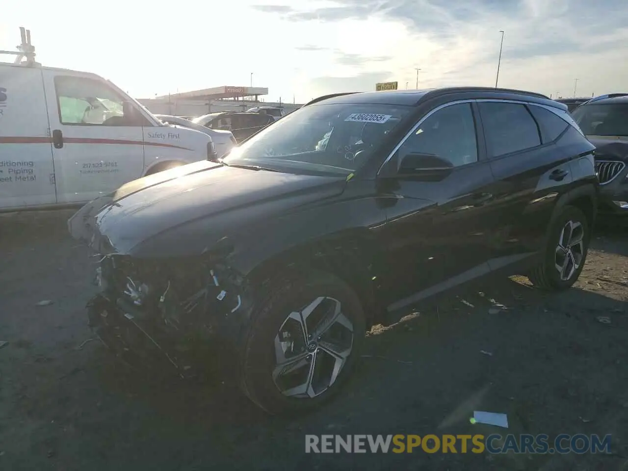 1 fotografías del automóvil dañado 5NMJFCDE4RH377812 HYUNDAI TUCSON 2024