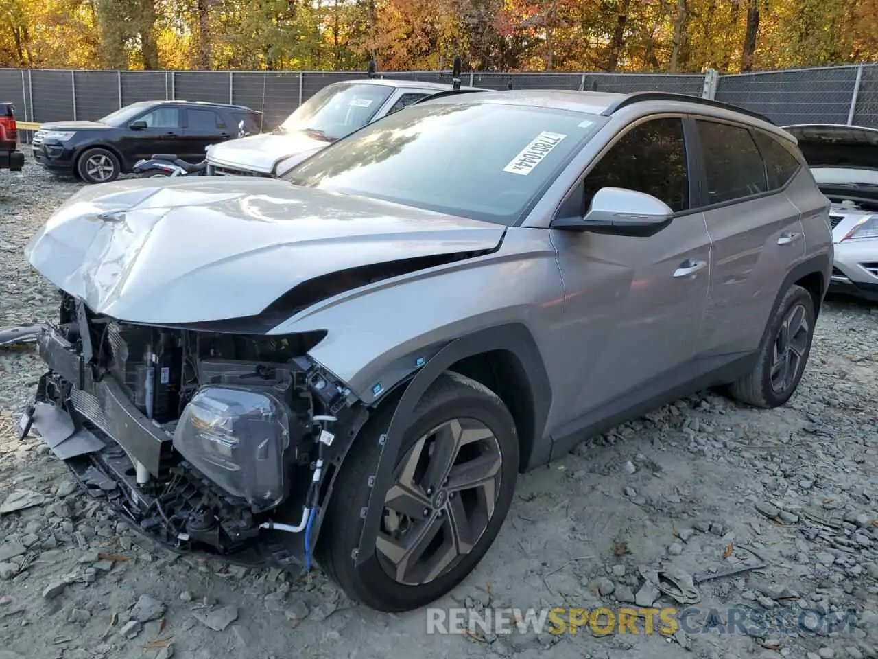 1 fotografías del automóvil dañado 5NMJFCDE4RH435112 HYUNDAI TUCSON 2024