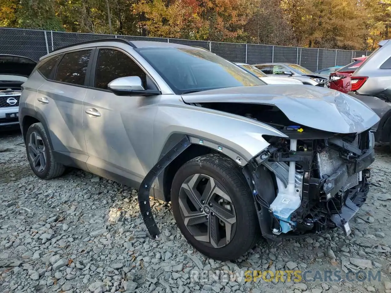 4 fotografías del automóvil dañado 5NMJFCDE4RH435112 HYUNDAI TUCSON 2024