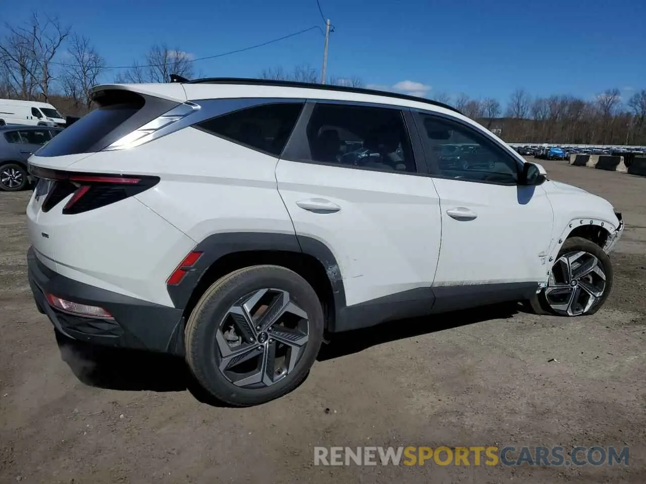 3 fotografías del automóvil dañado 5NMJFCDE5RH322026 HYUNDAI TUCSON 2024
