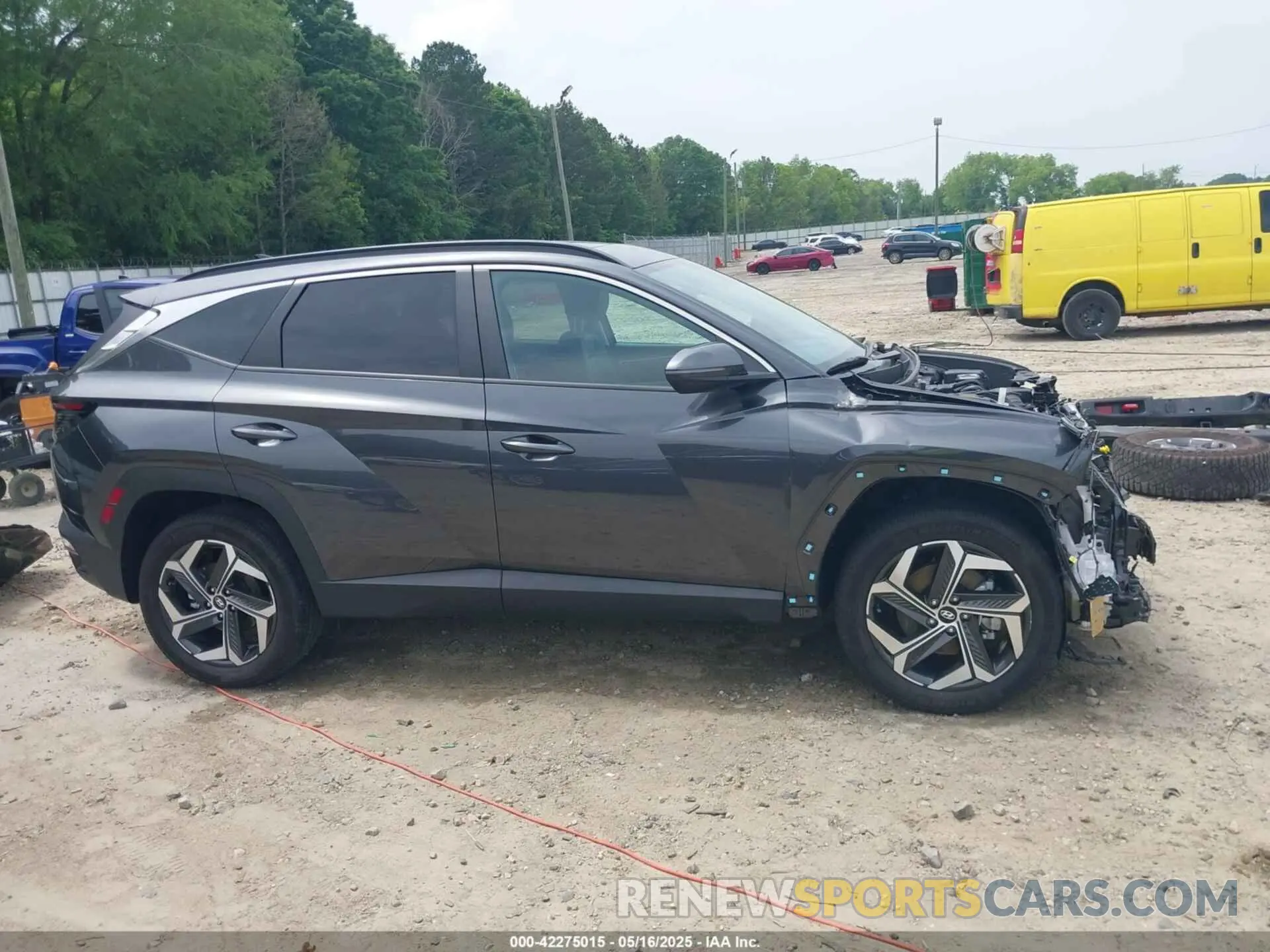 14 fotografías del automóvil dañado 5NMJFCDE6RH296827 HYUNDAI TUCSON 2024