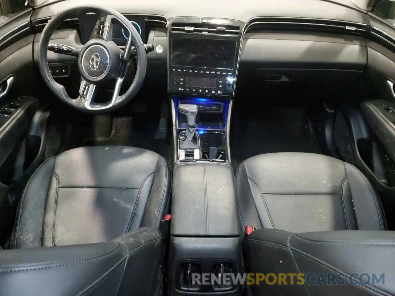 8 fotografías del automóvil dañado 5NMJFCDE6RH430218 HYUNDAI TUCSON 2024