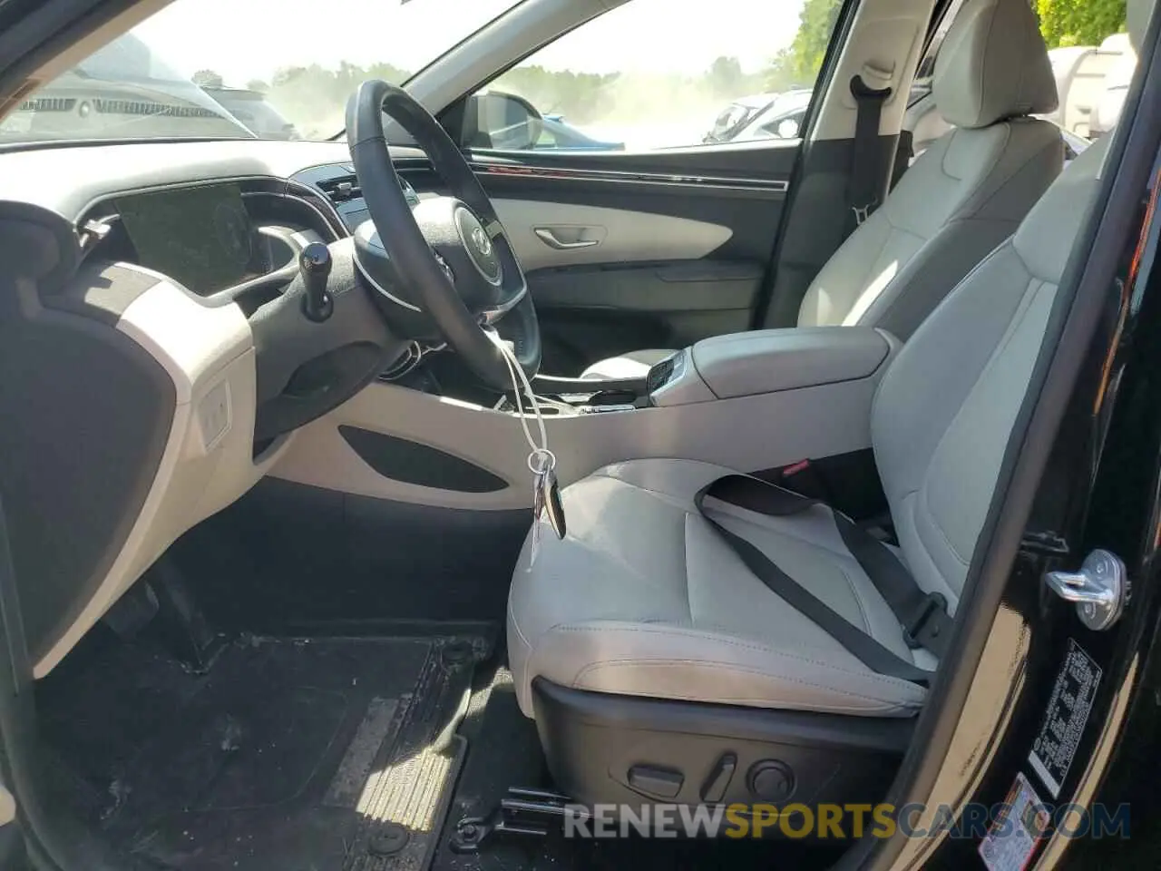 7 fotografías del automóvil dañado 5NMJFCDEXRH339520 HYUNDAI TUCSON 2024