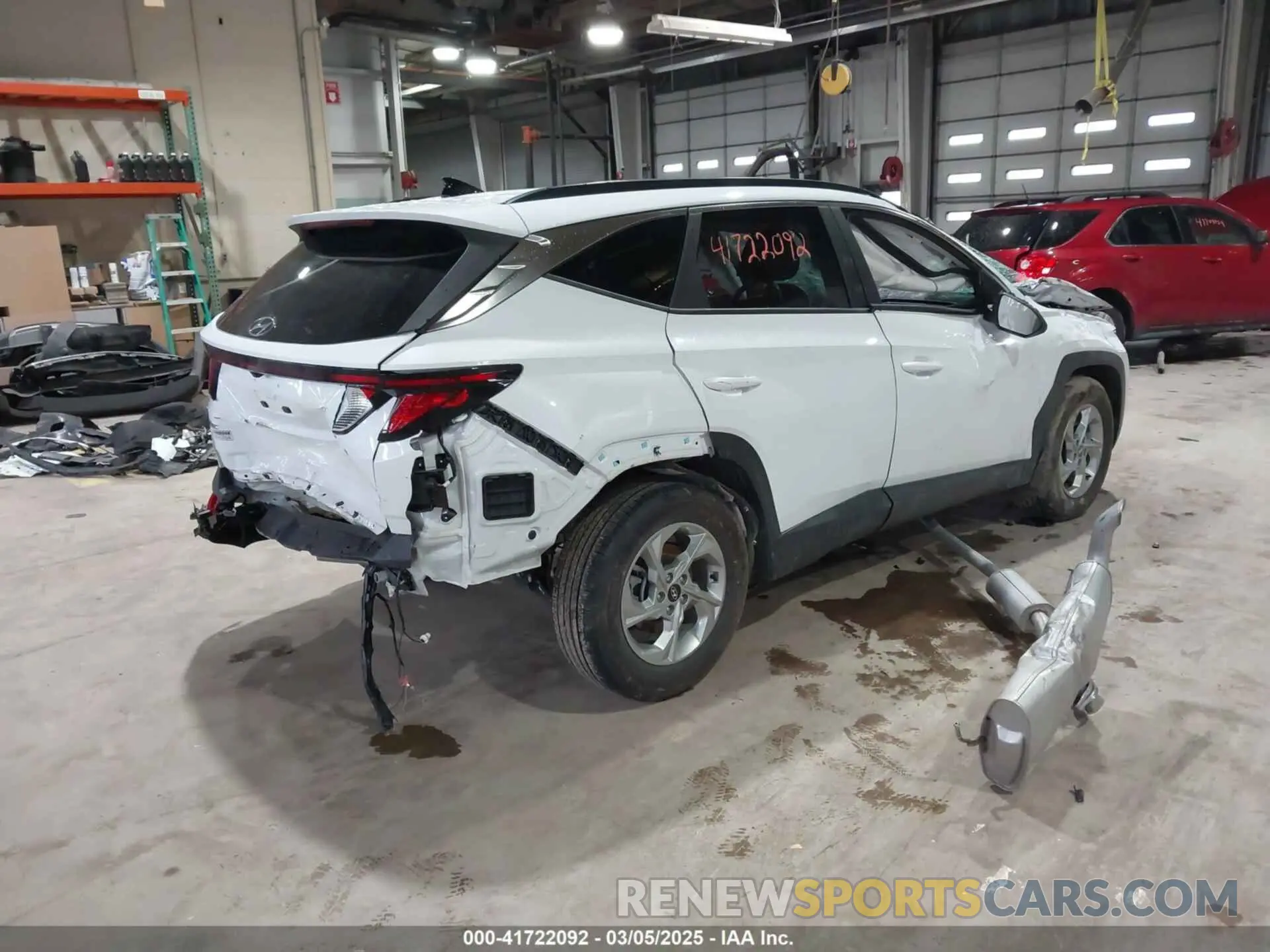 4 fotografías del automóvil dañado KM8JB3DE5RU290727 HYUNDAI TUCSON 2024