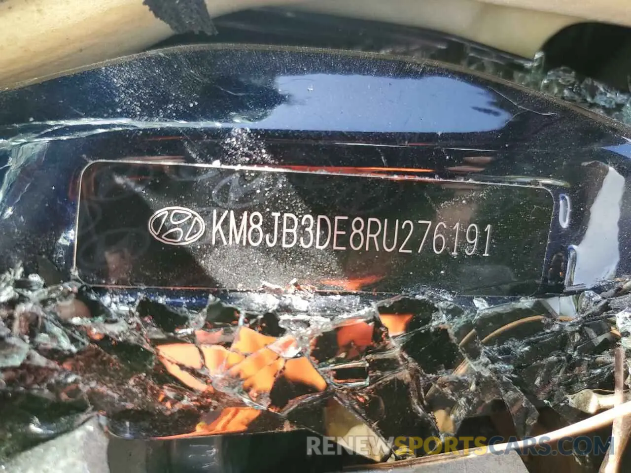 13 fotografías del automóvil dañado KM8JB3DE8RU276191 HYUNDAI TUCSON 2024