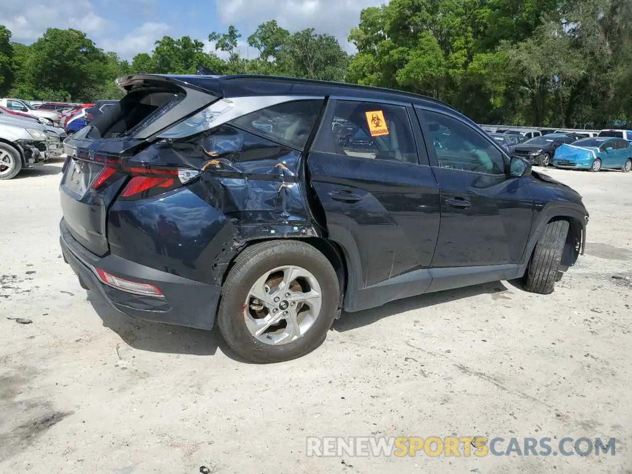 3 fotografías del automóvil dañado KM8JB3DE8RU276191 HYUNDAI TUCSON 2024