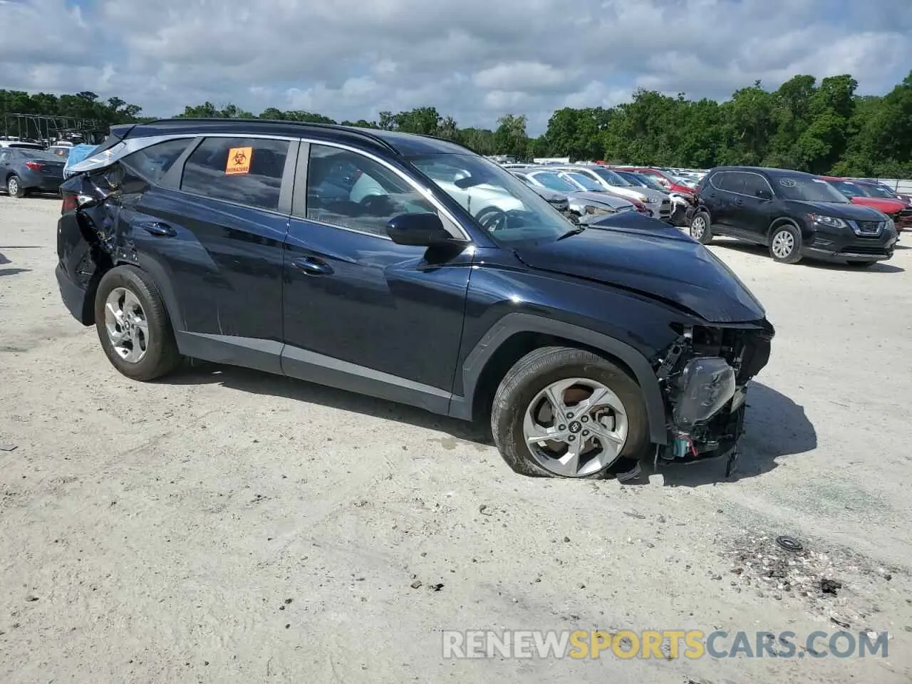 4 fotografías del automóvil dañado KM8JB3DE8RU276191 HYUNDAI TUCSON 2024